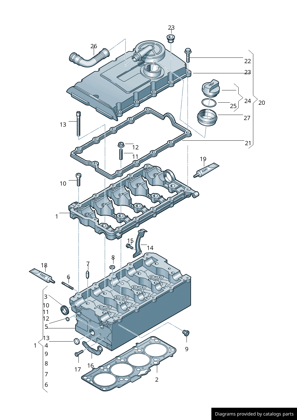 Car part diagram