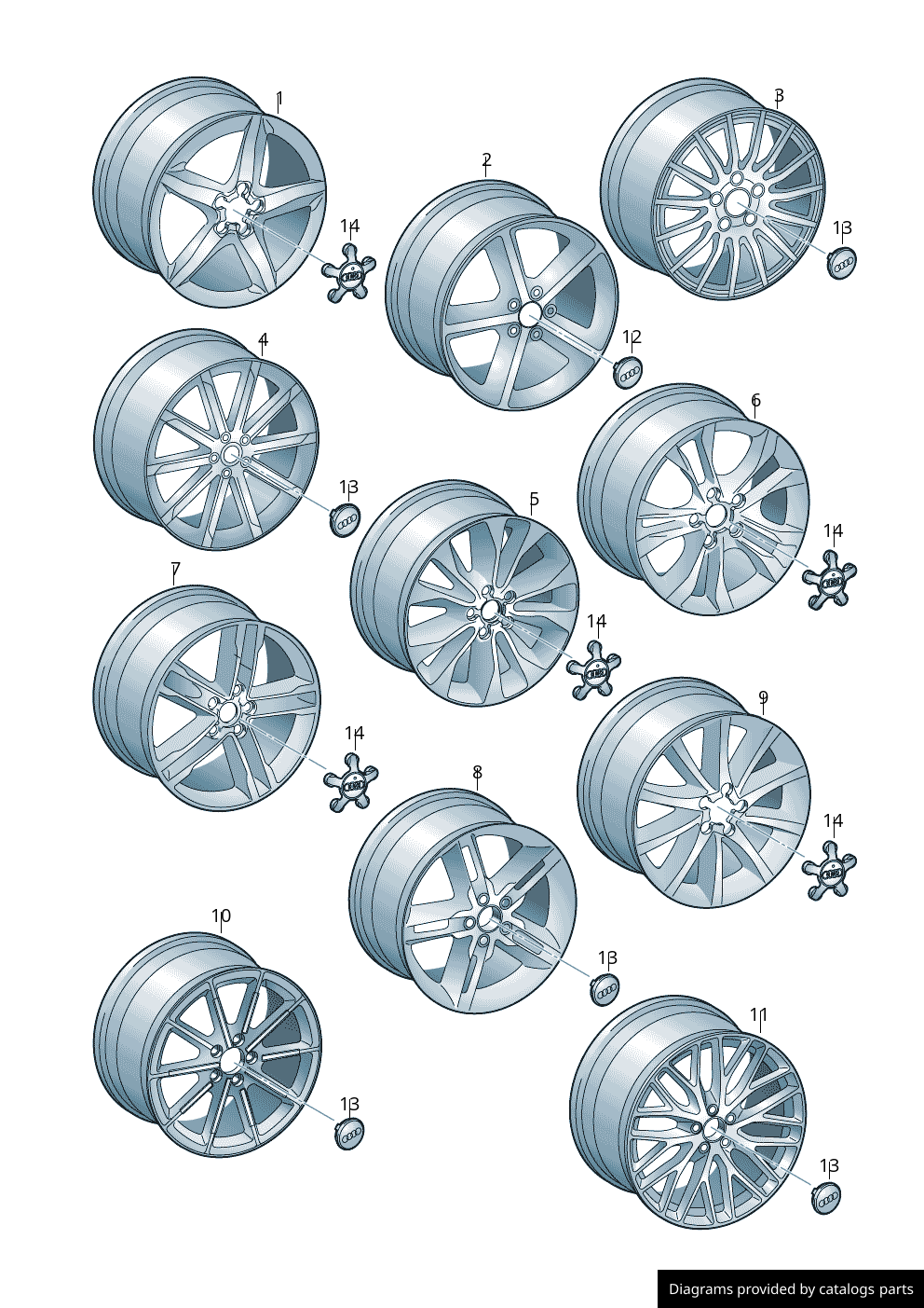 Car part diagram