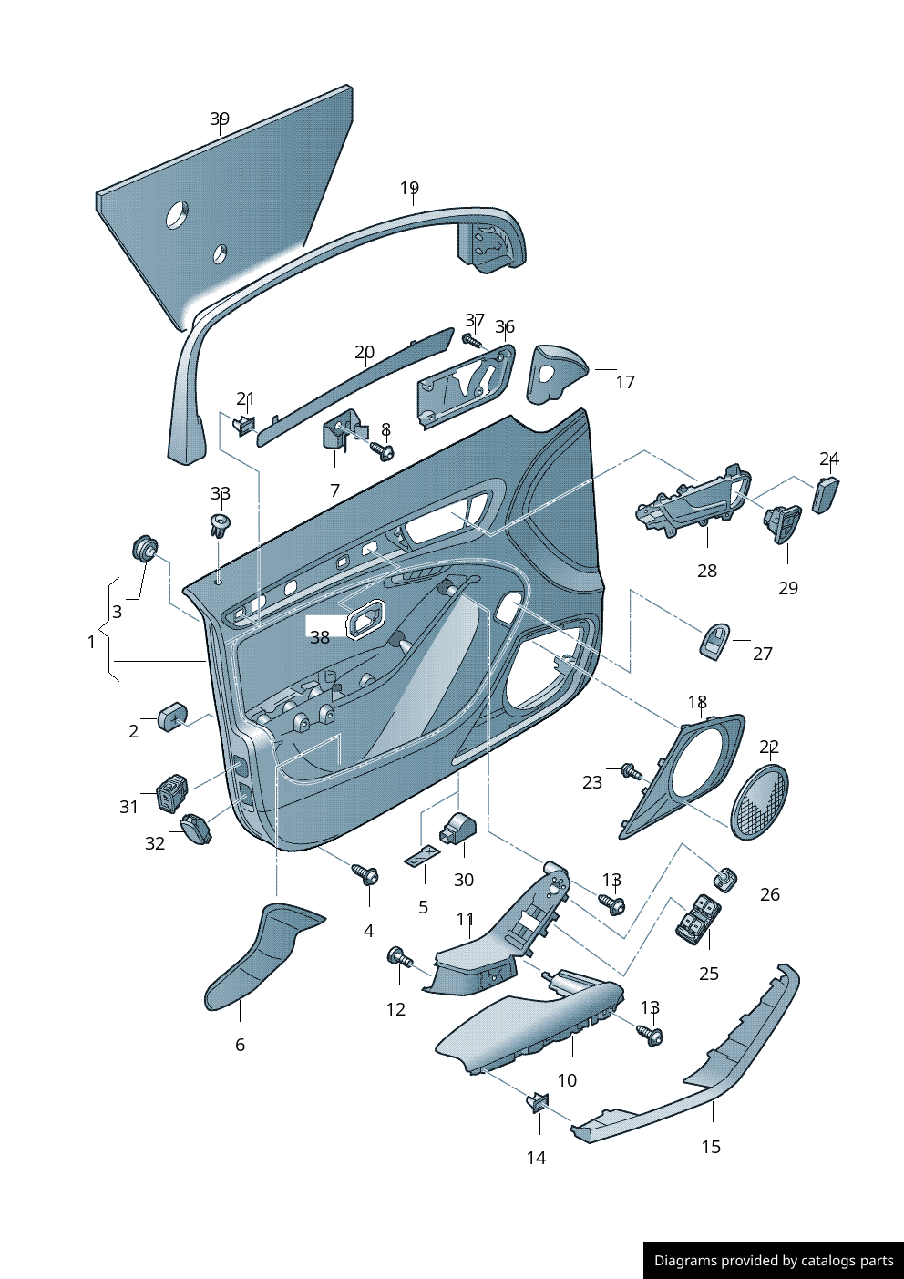 Car part diagram