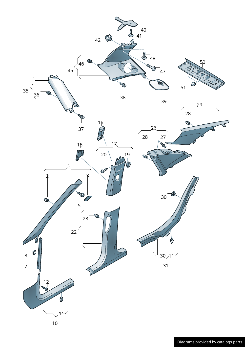 Car part diagram