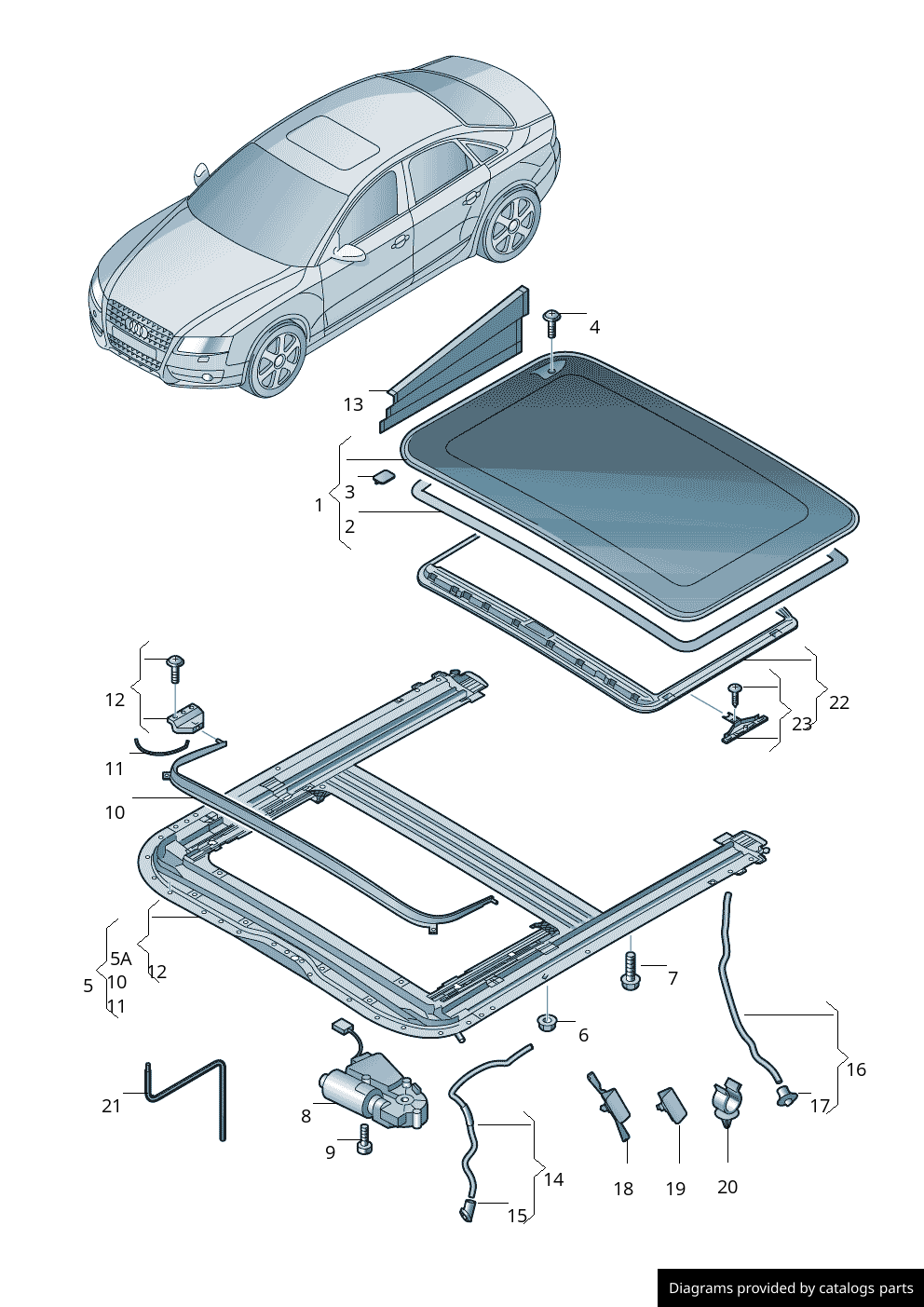 Car part diagram