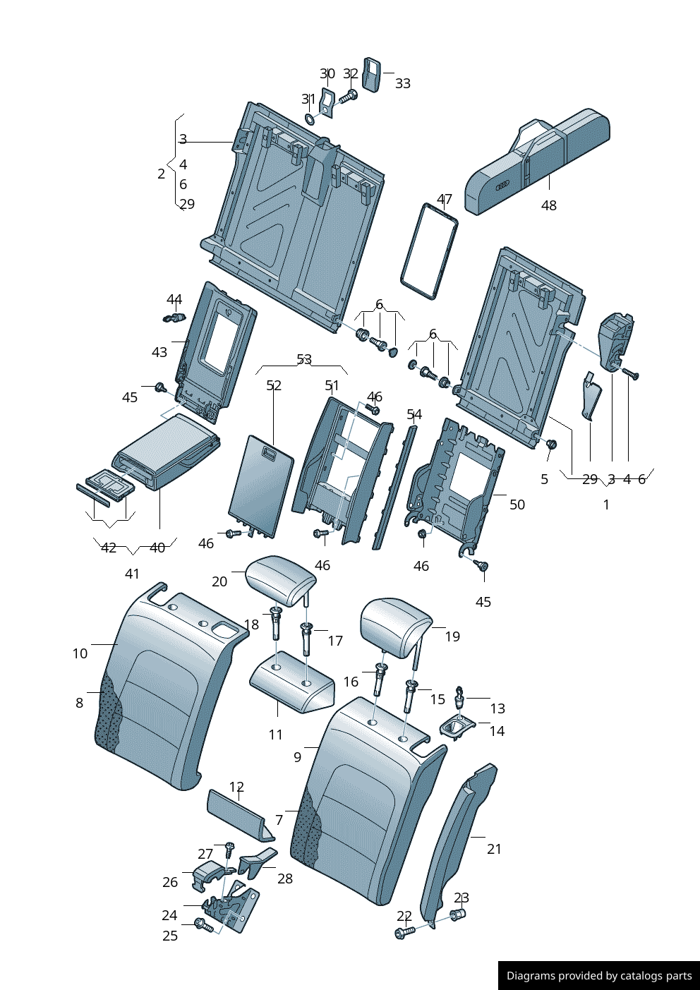 Car part diagram