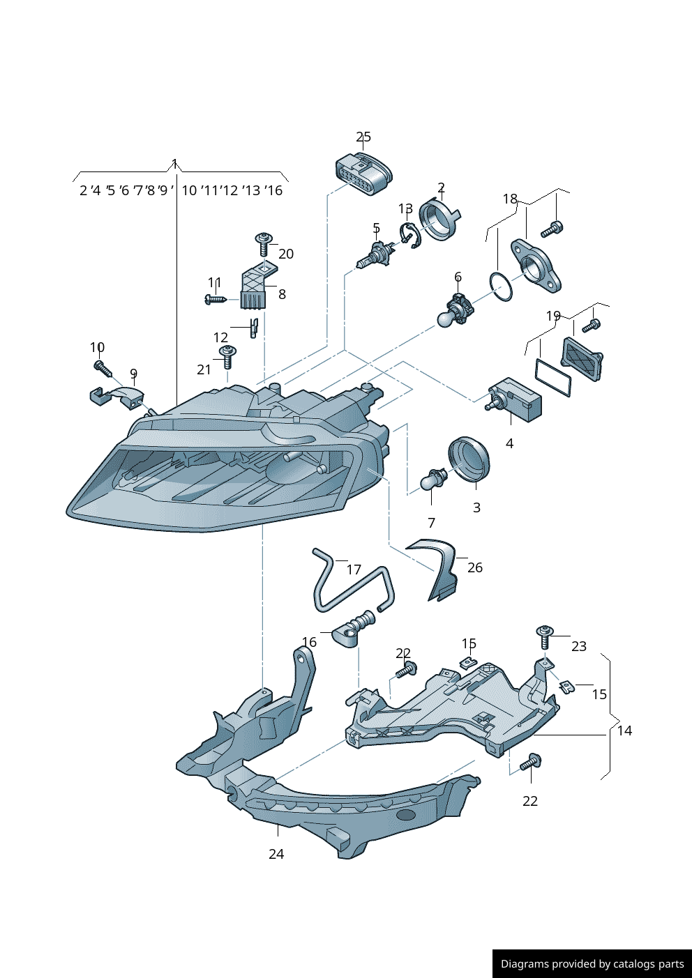Car part diagram