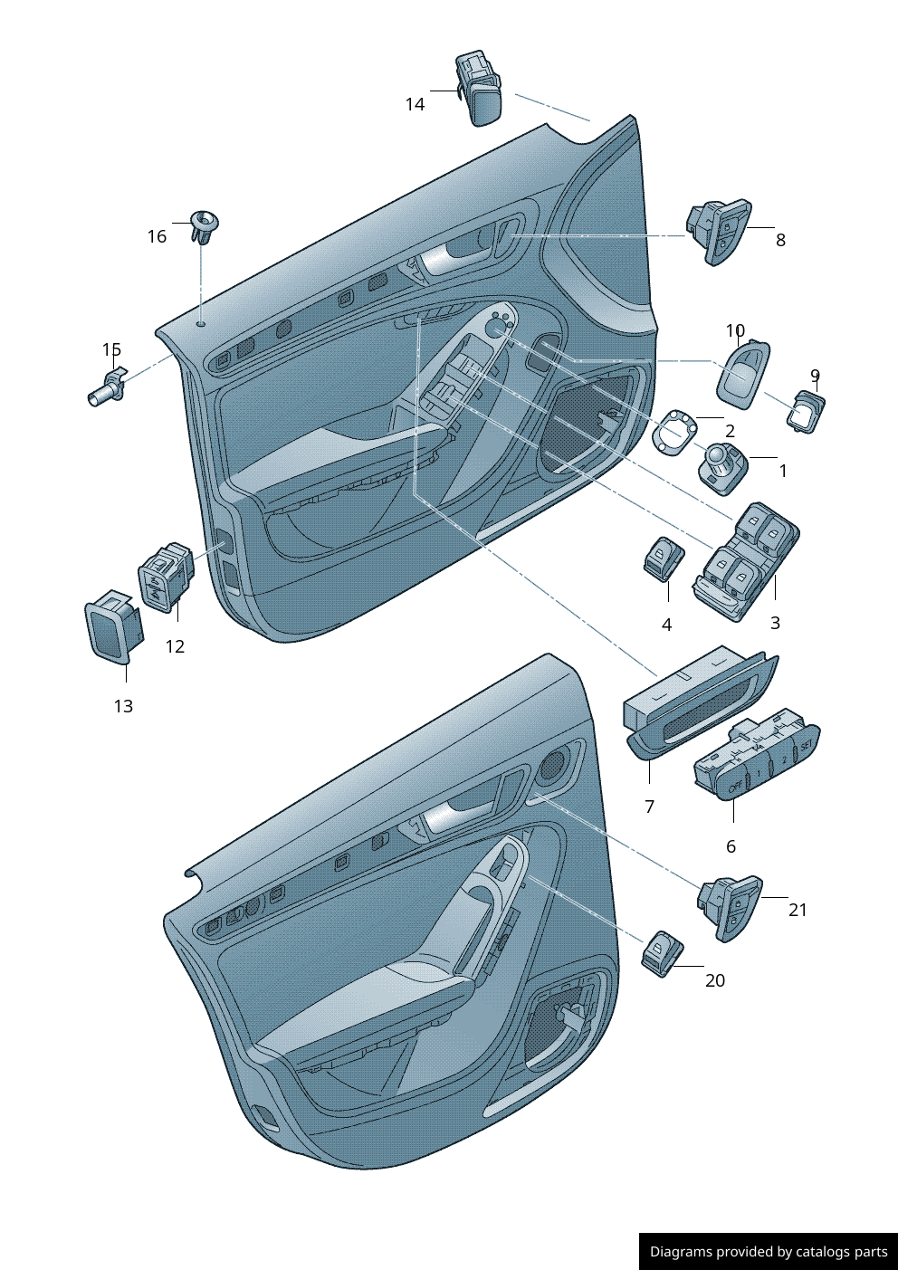 Car part diagram