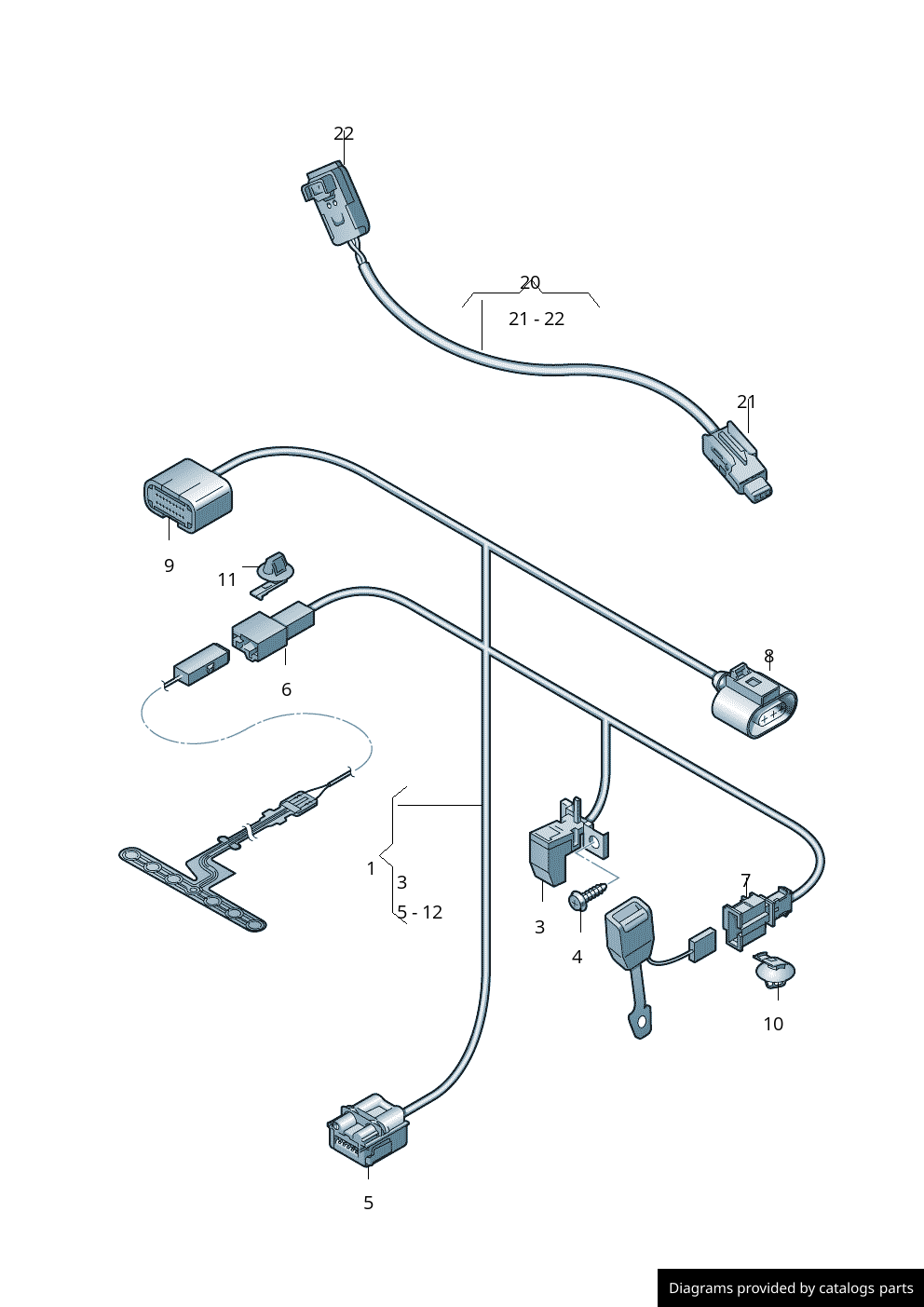 Car part diagram