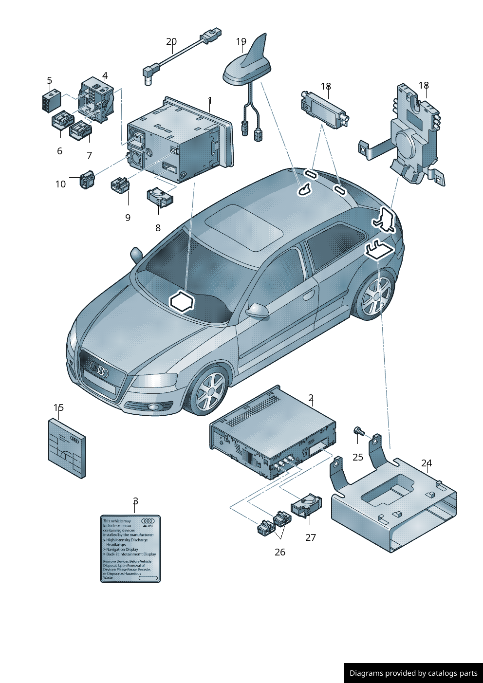 Car part diagram