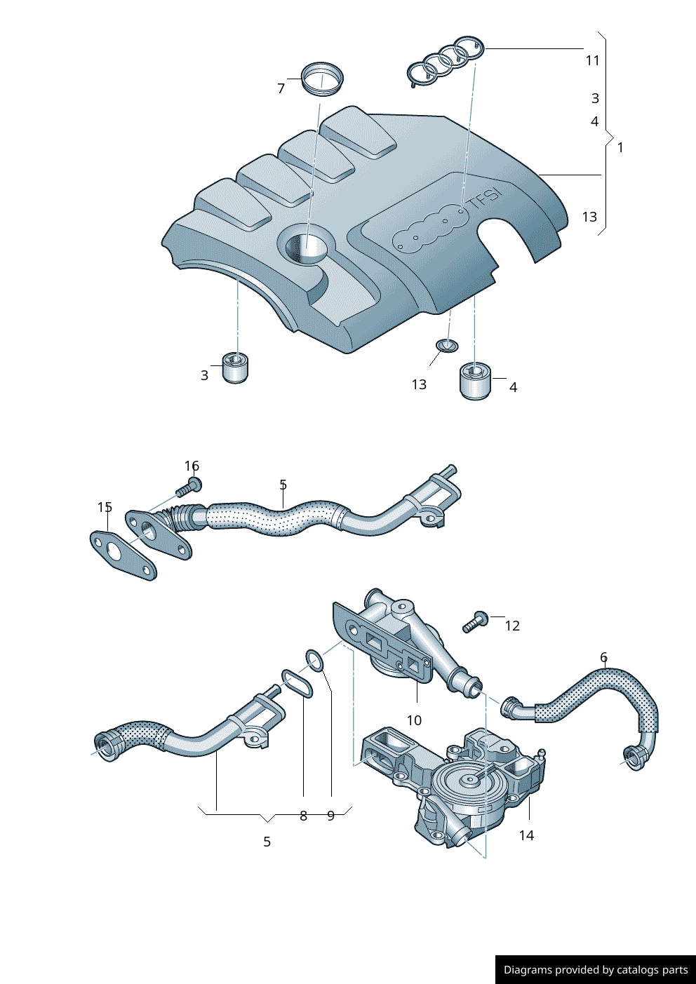 Car part diagram
