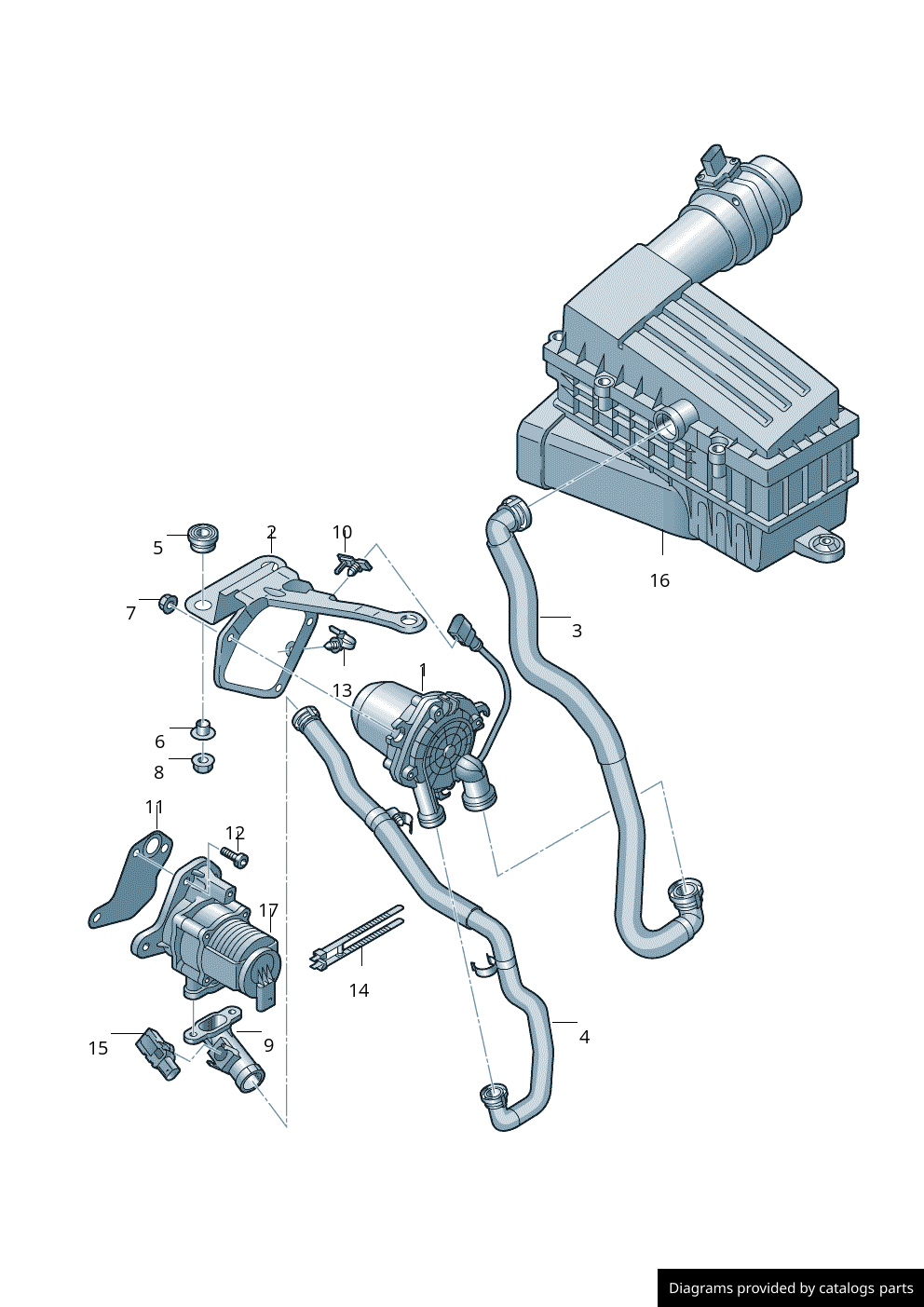 Car part diagram