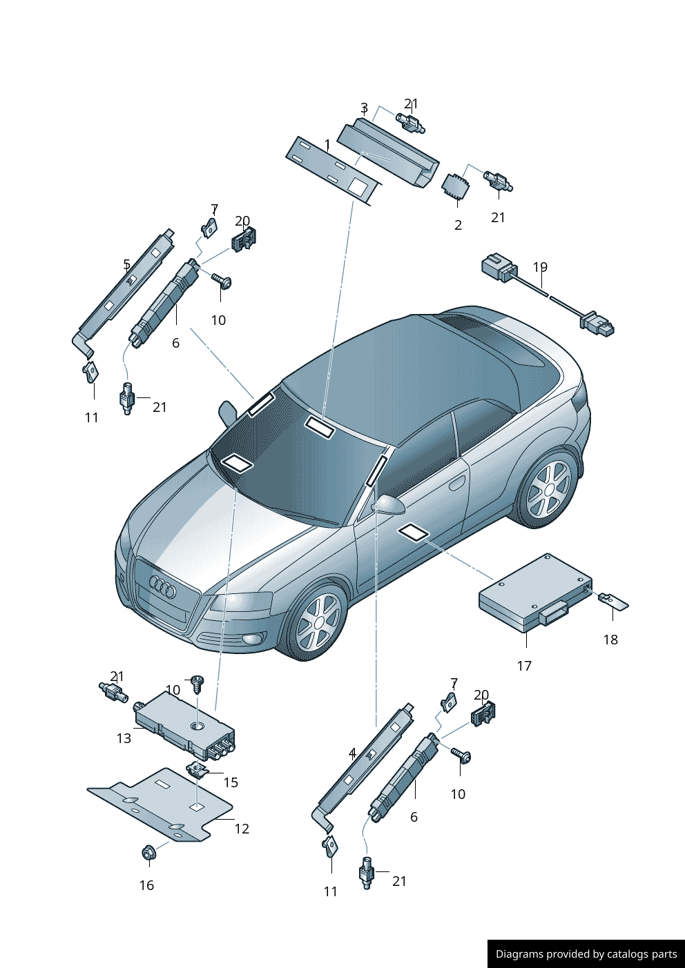 Car part diagram