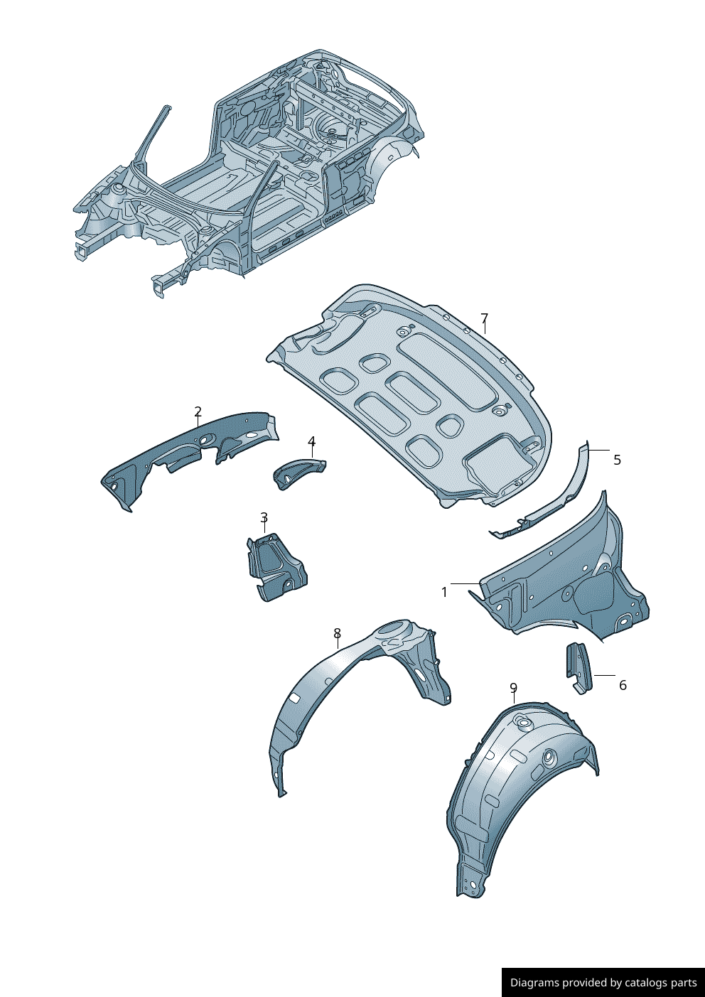 Car part diagram