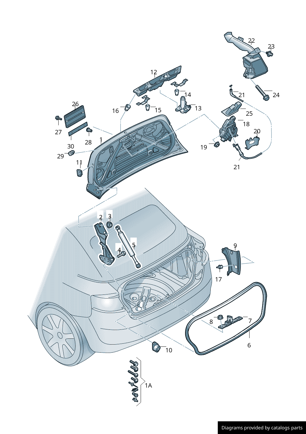 Car part diagram
