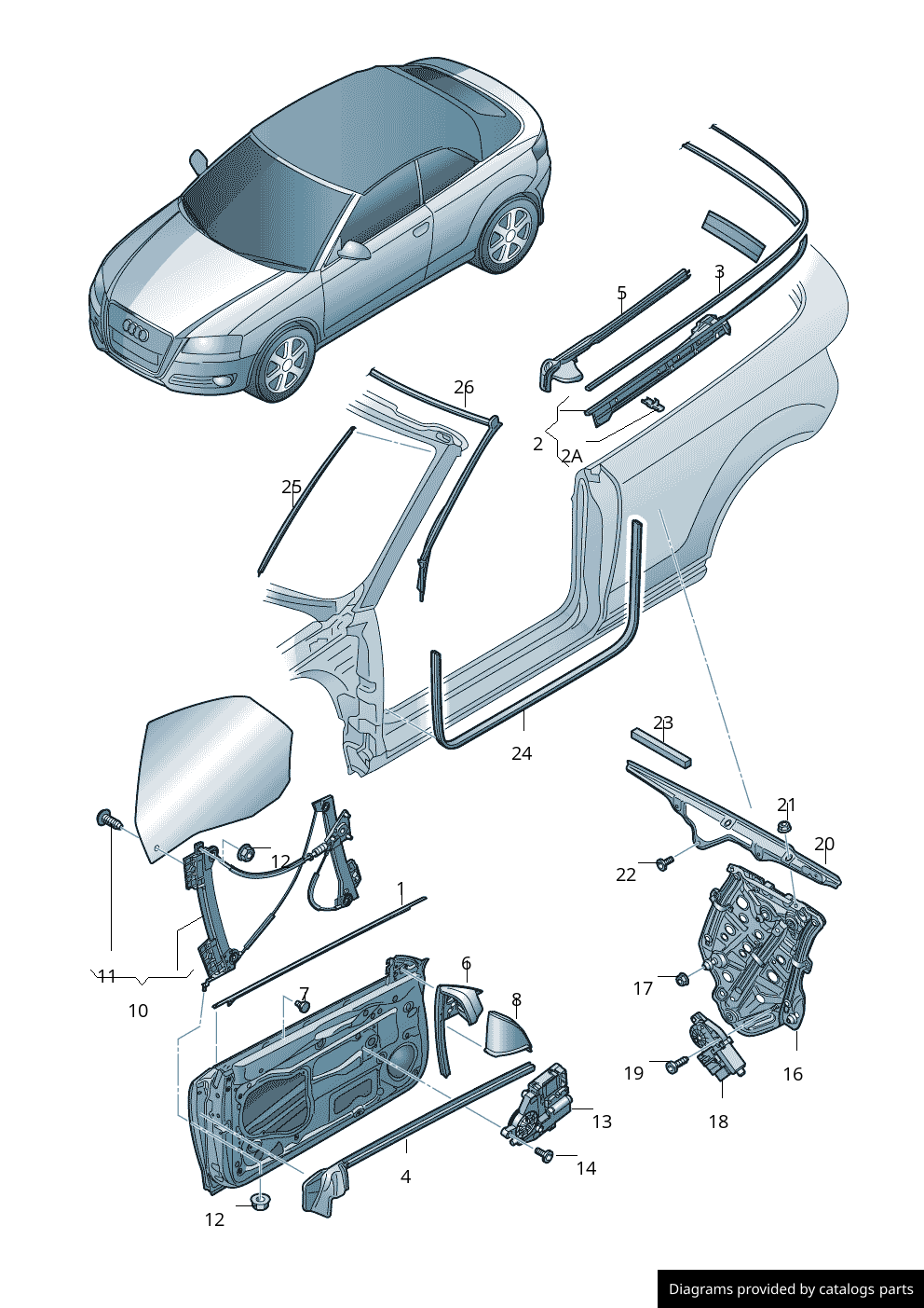 Car part diagram
