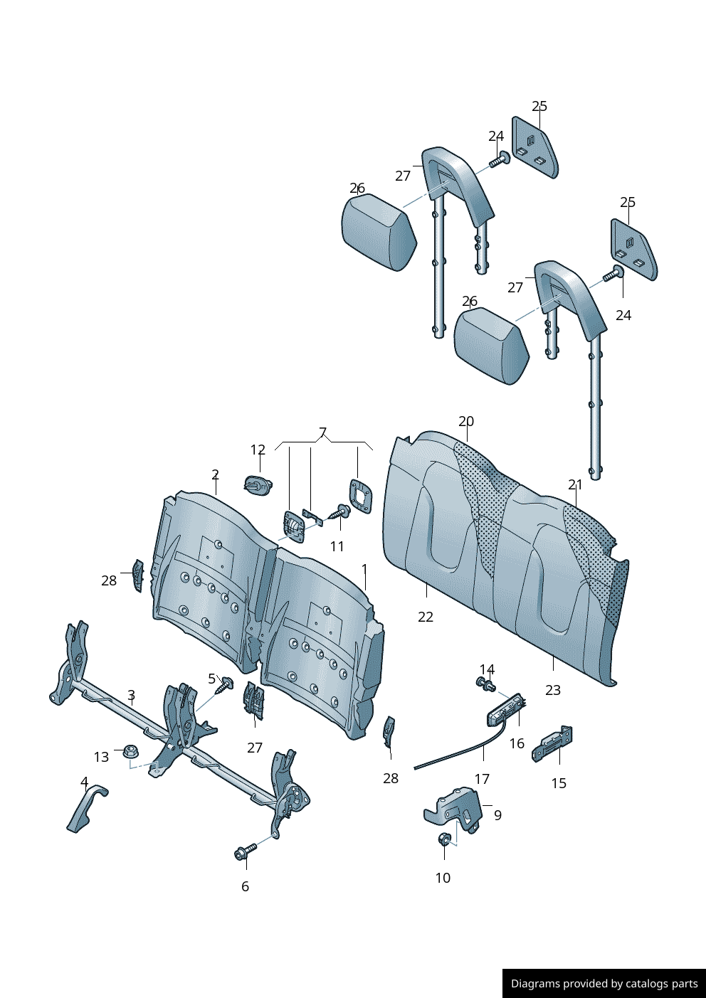 Car part diagram