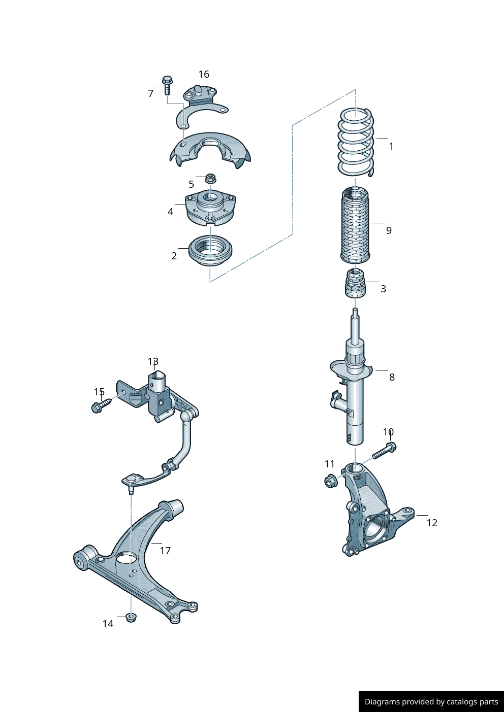 Car part diagram