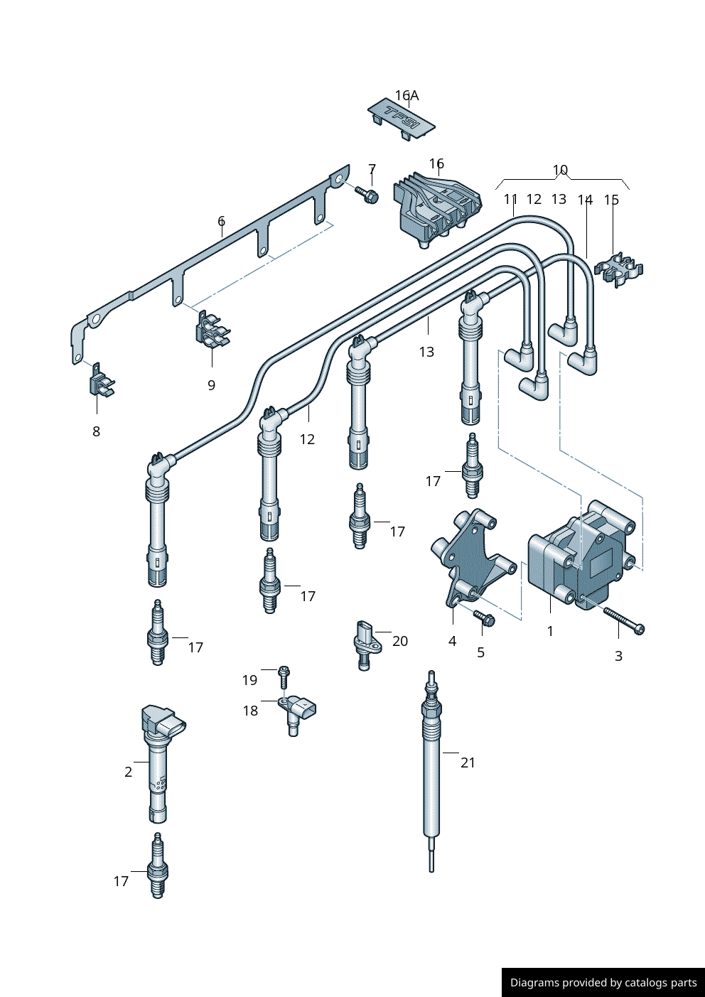 Car part diagram