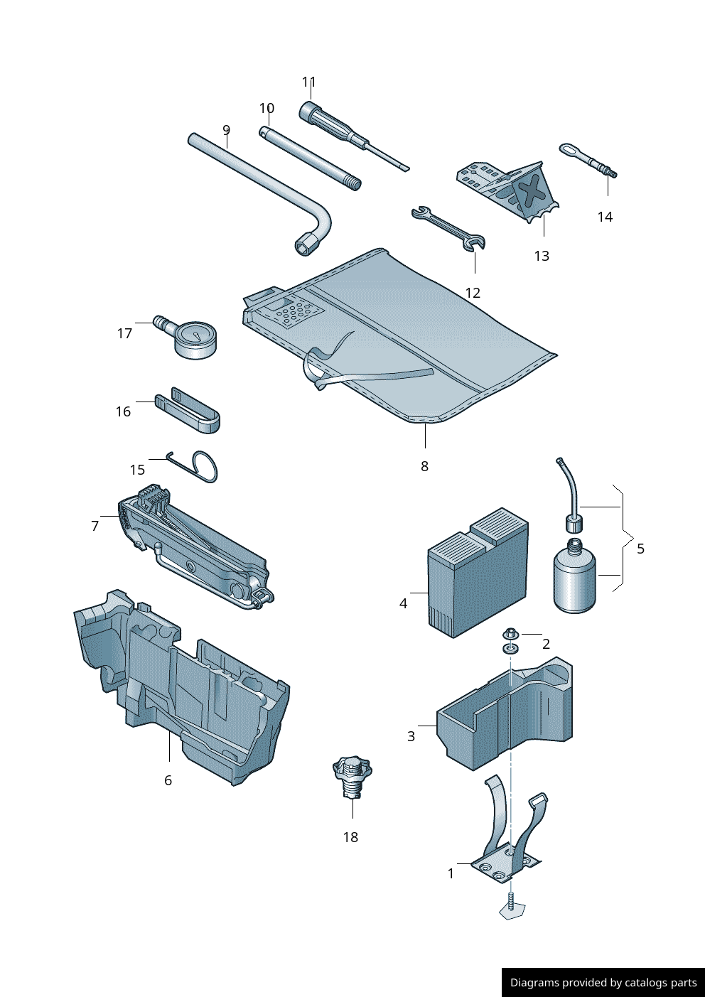 Car part diagram