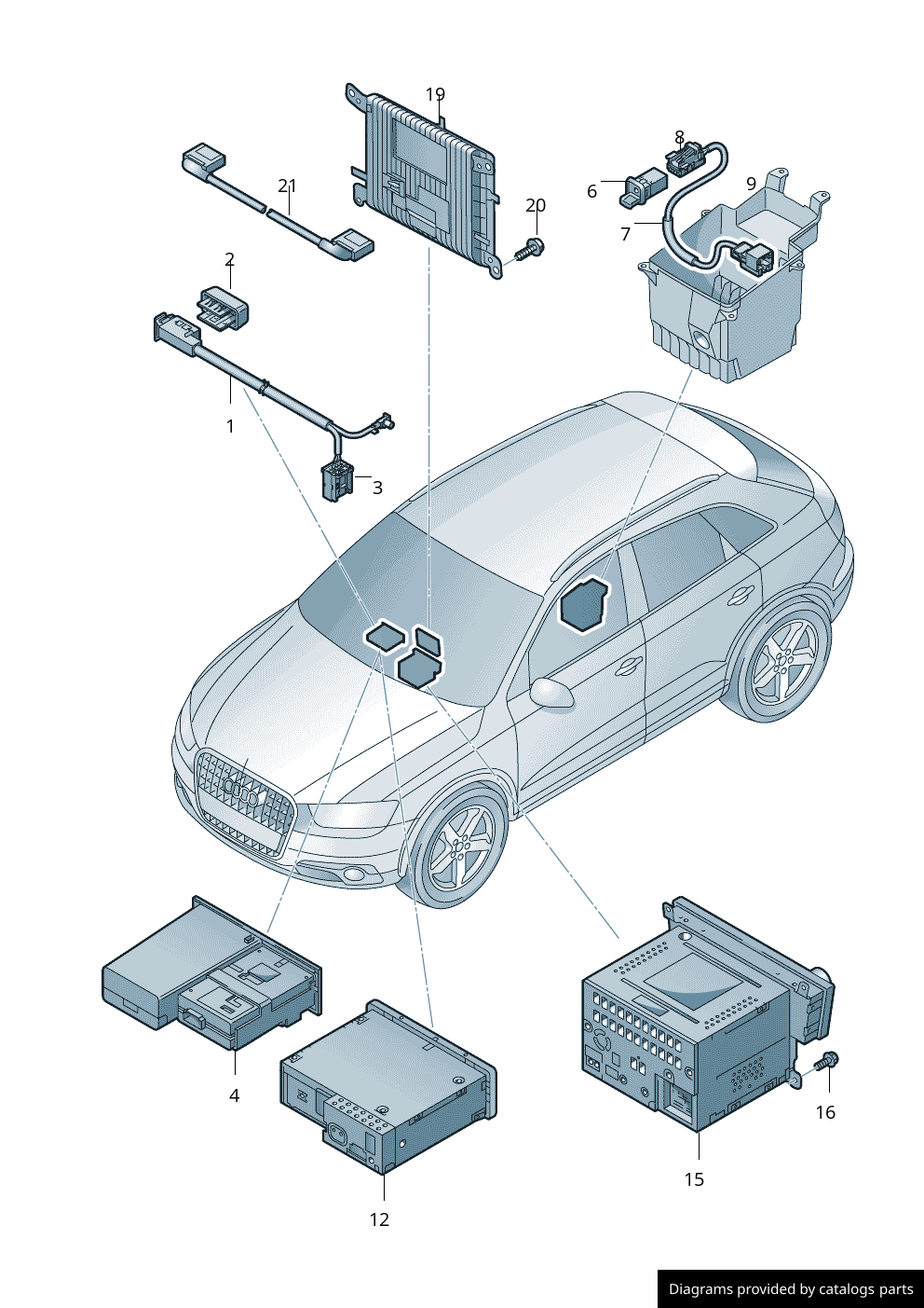 Car part diagram