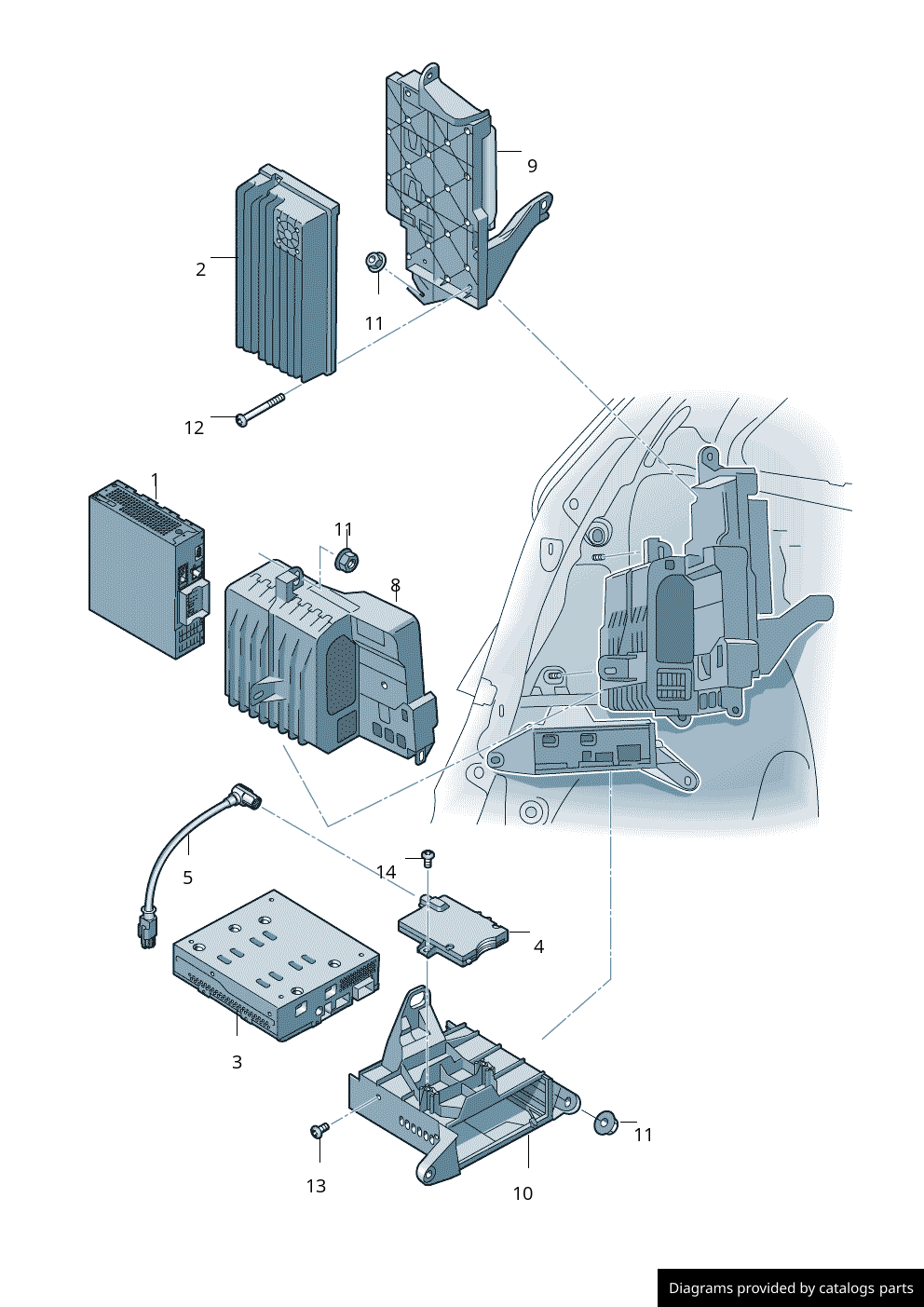 Car part diagram