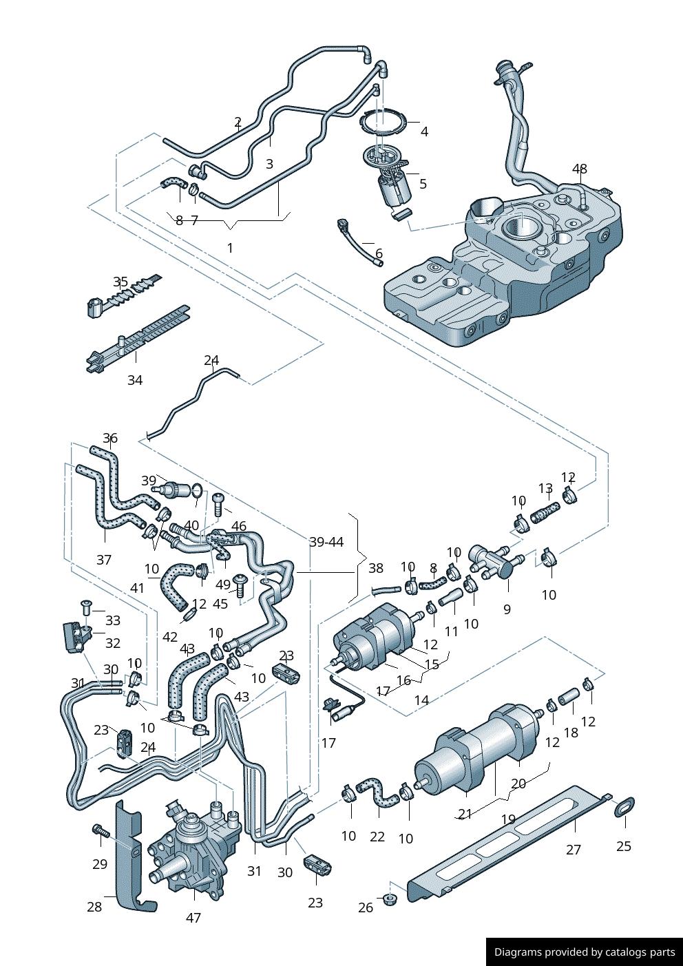 Car part diagram