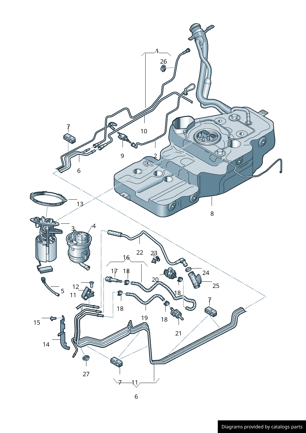 Car part diagram