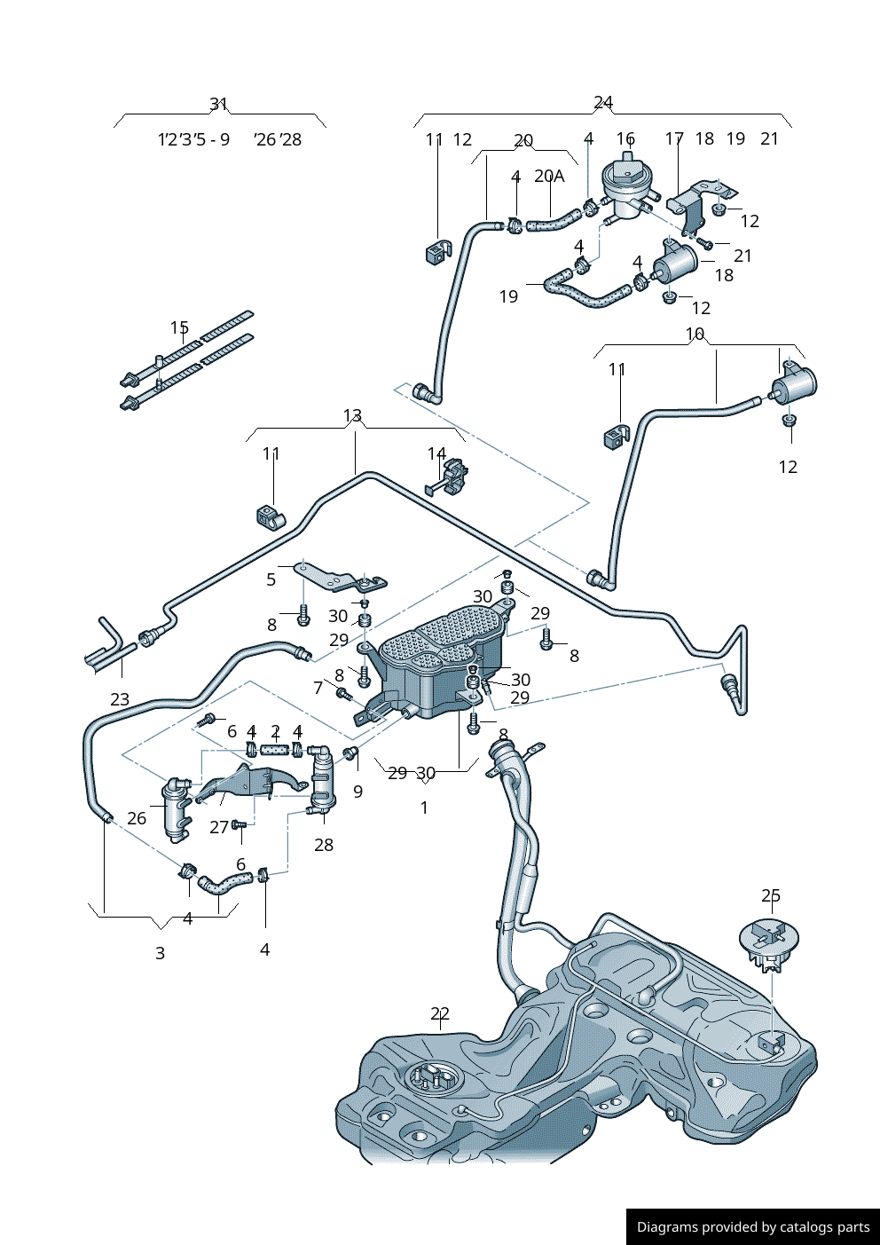 Car part diagram