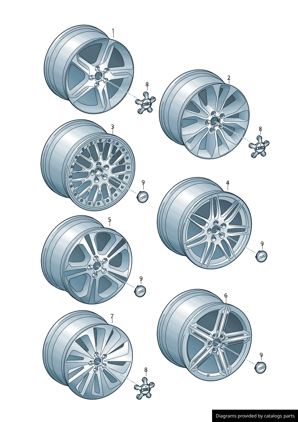 Car part diagram