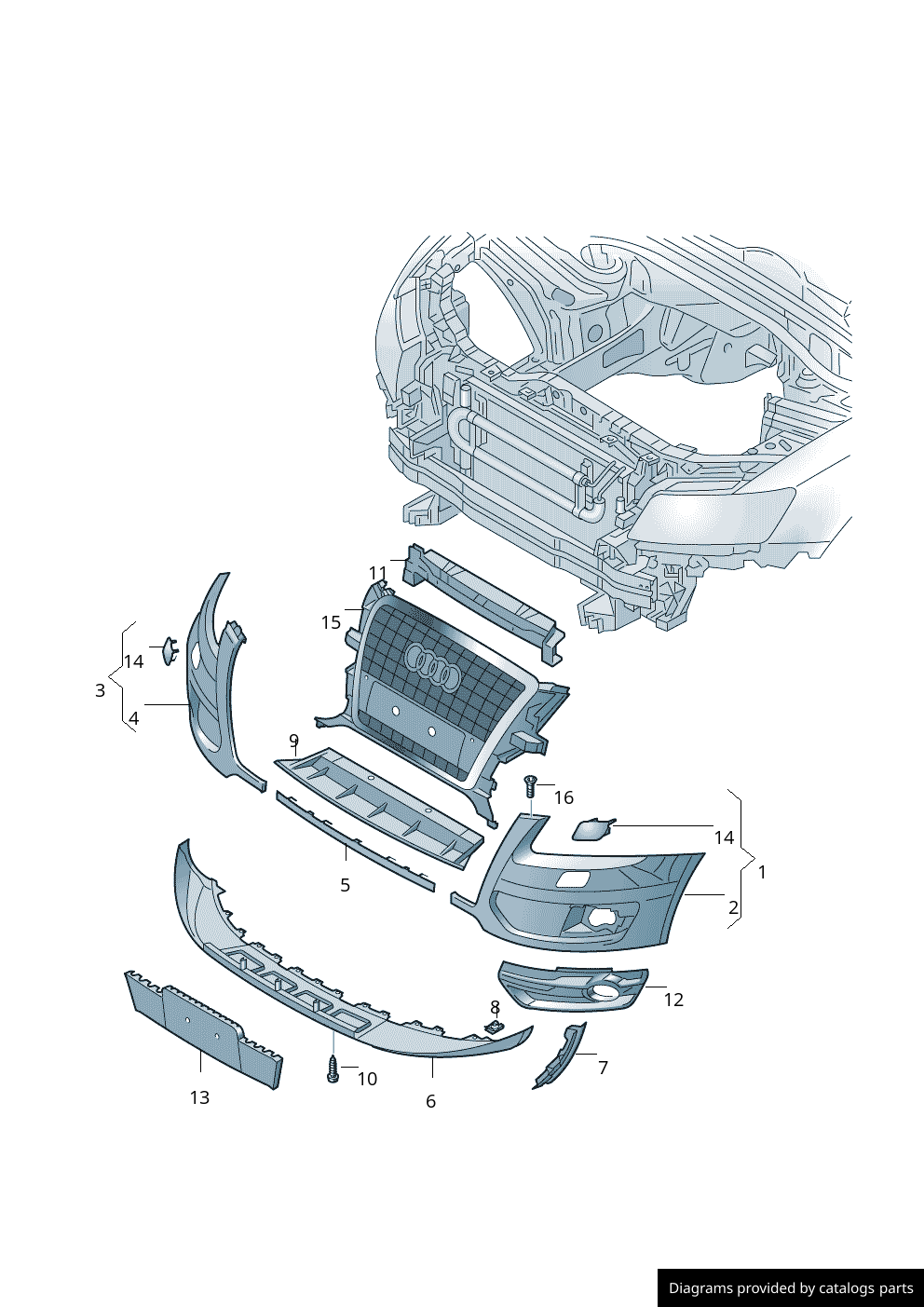 Car part diagram