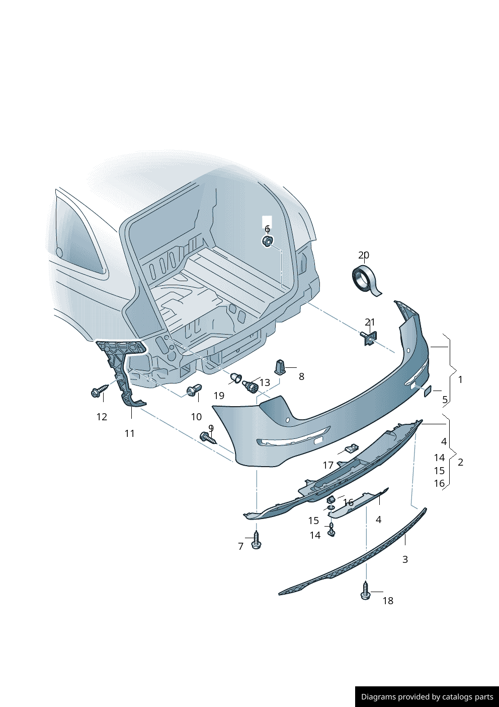 Car part diagram