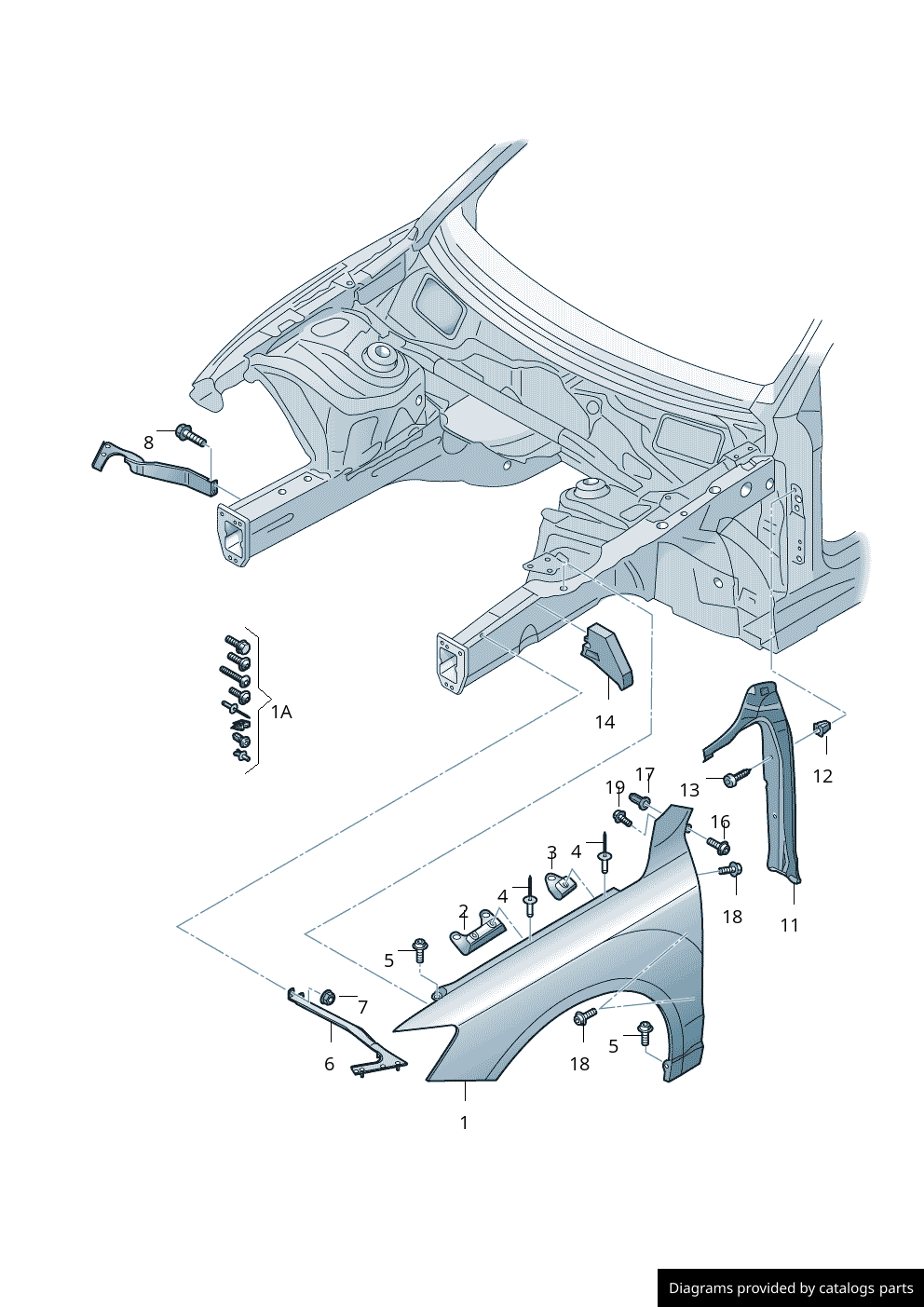 Car part diagram