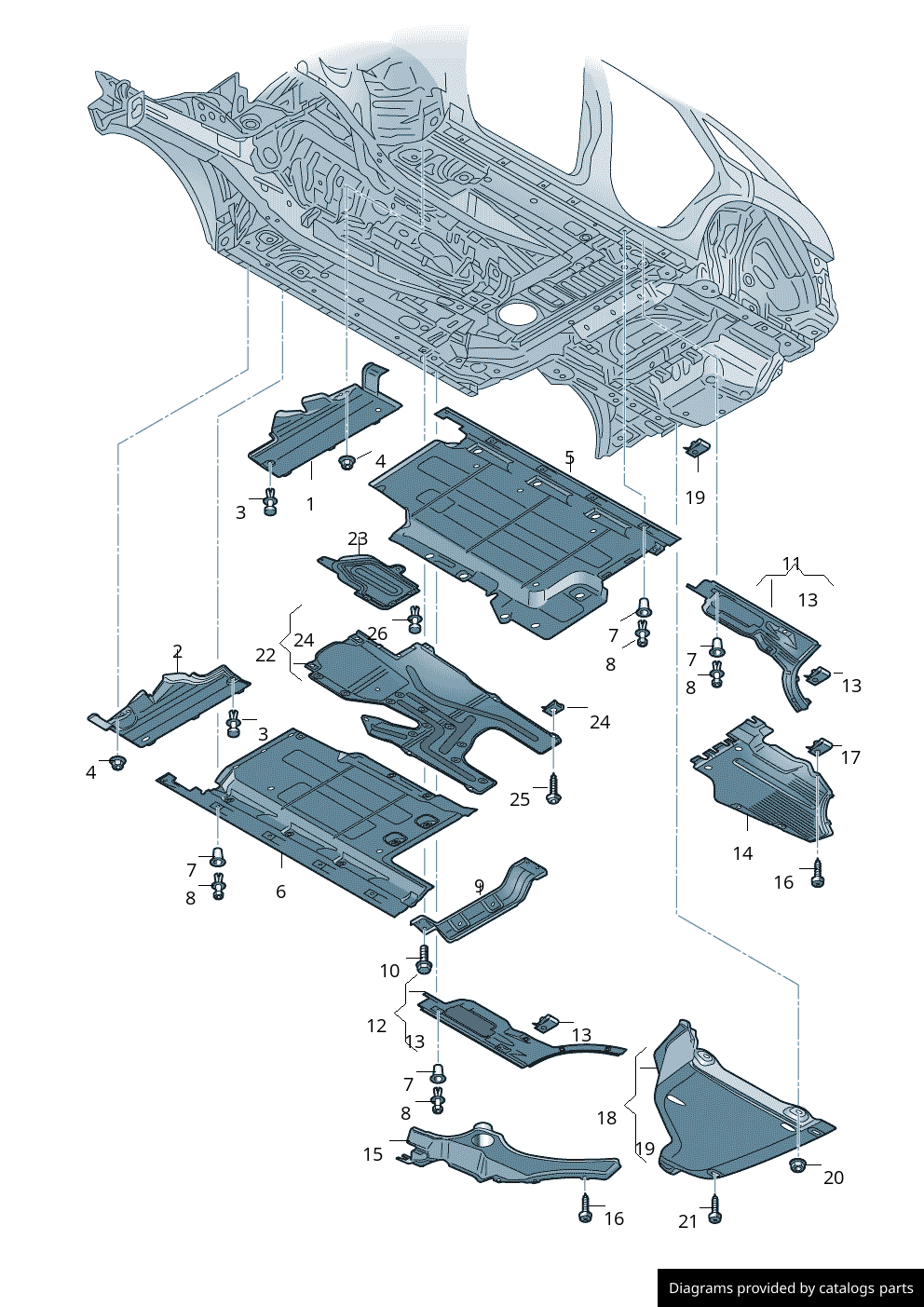 Car part diagram