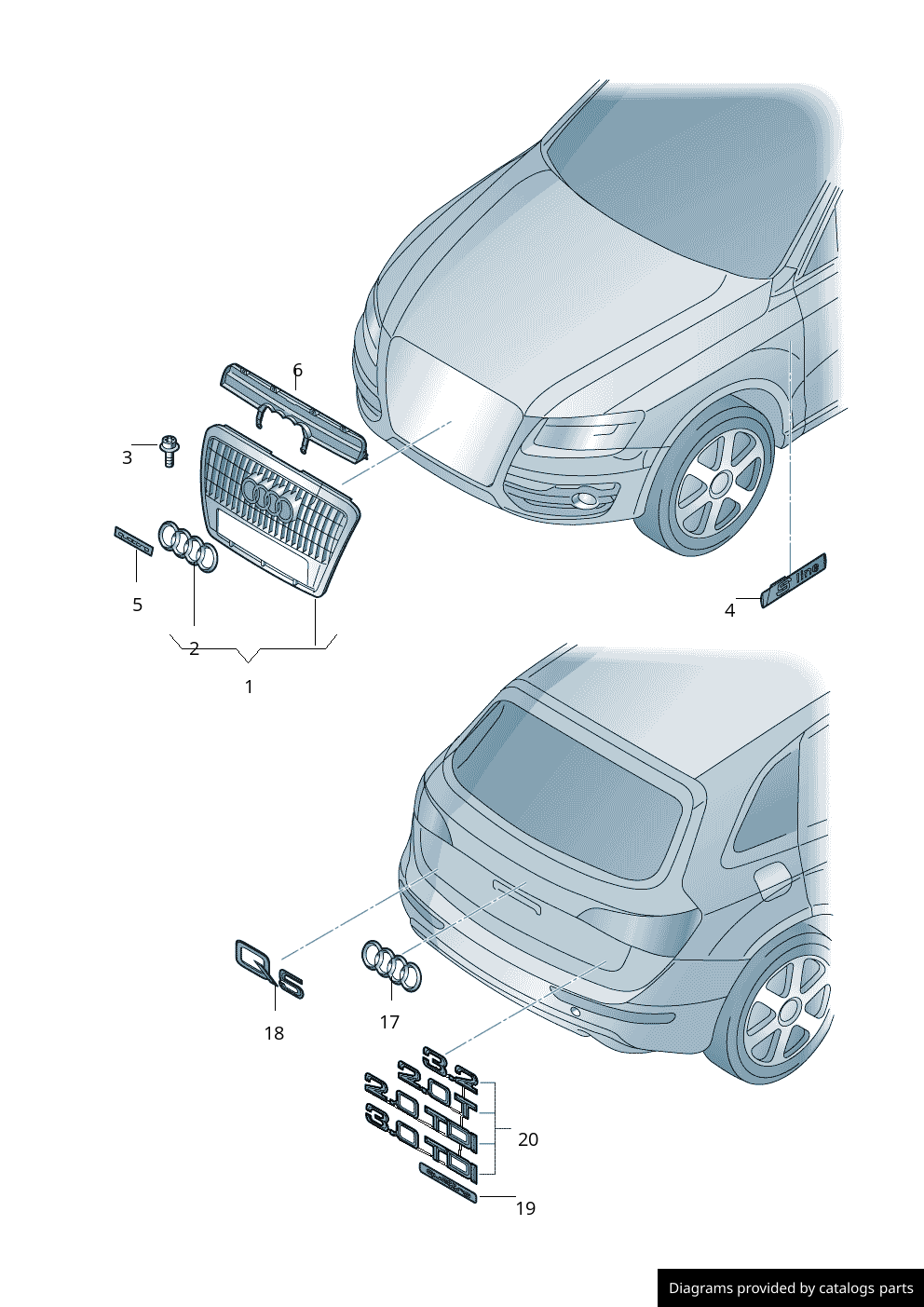 Car part diagram