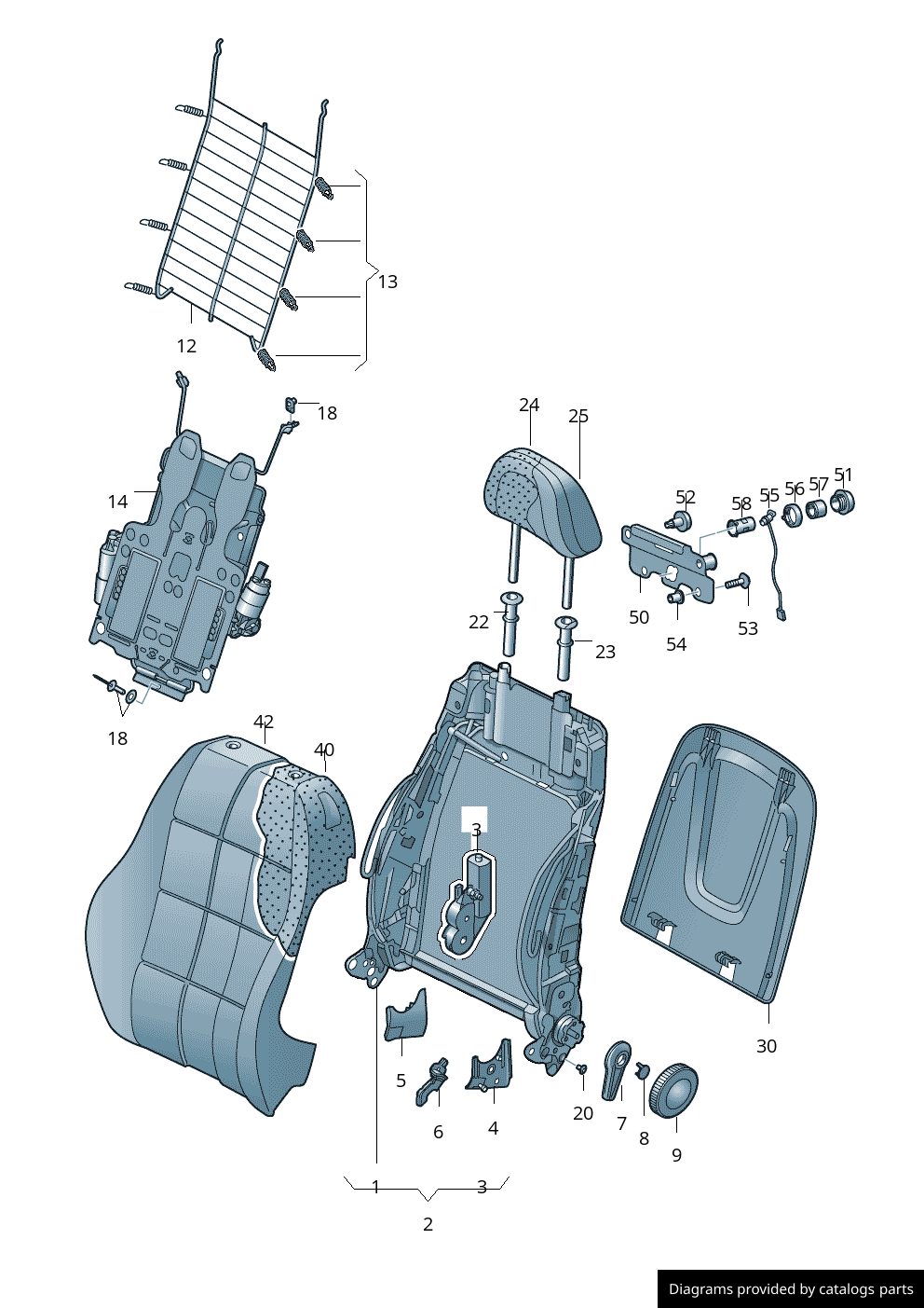 Car part diagram