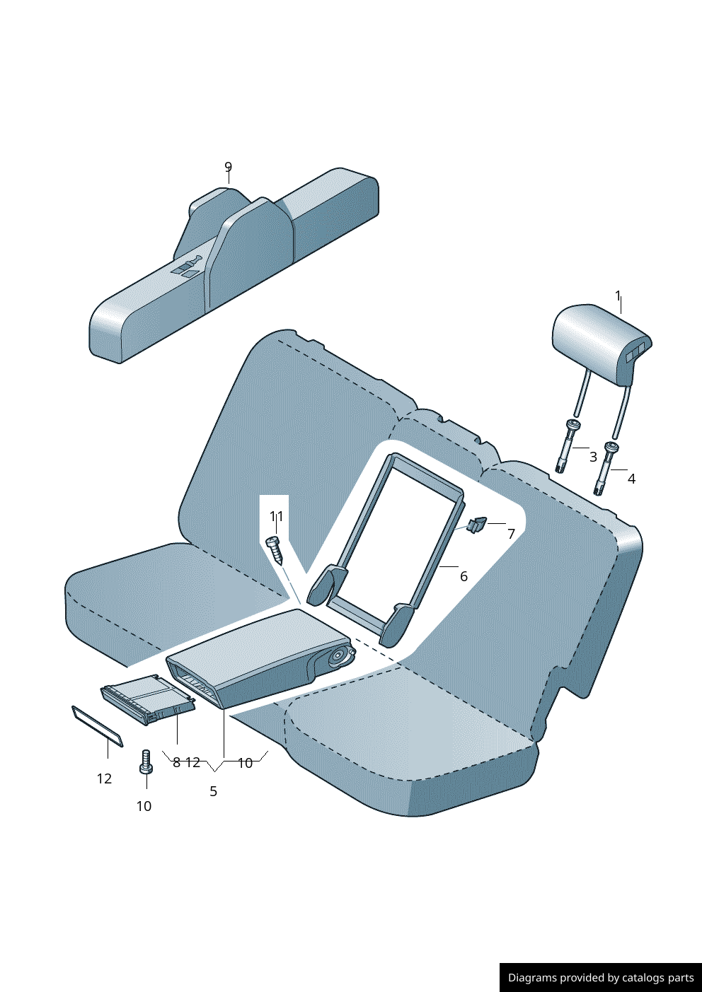 Car part diagram