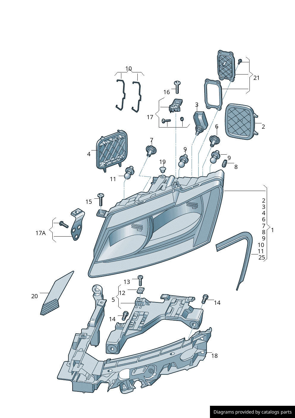 Car part diagram