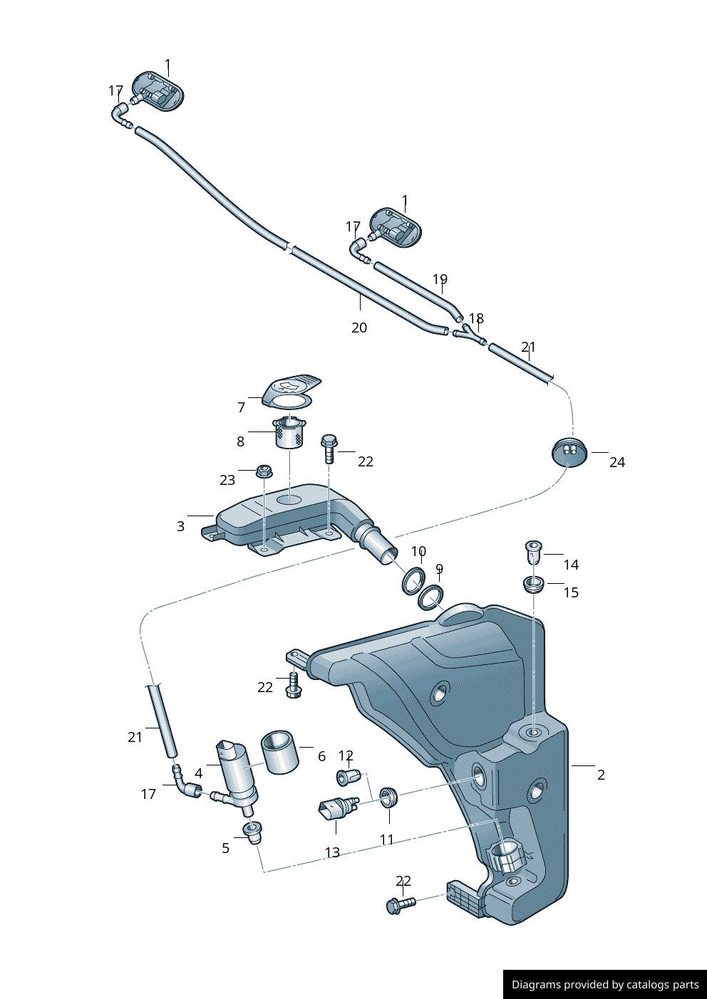 Car part diagram