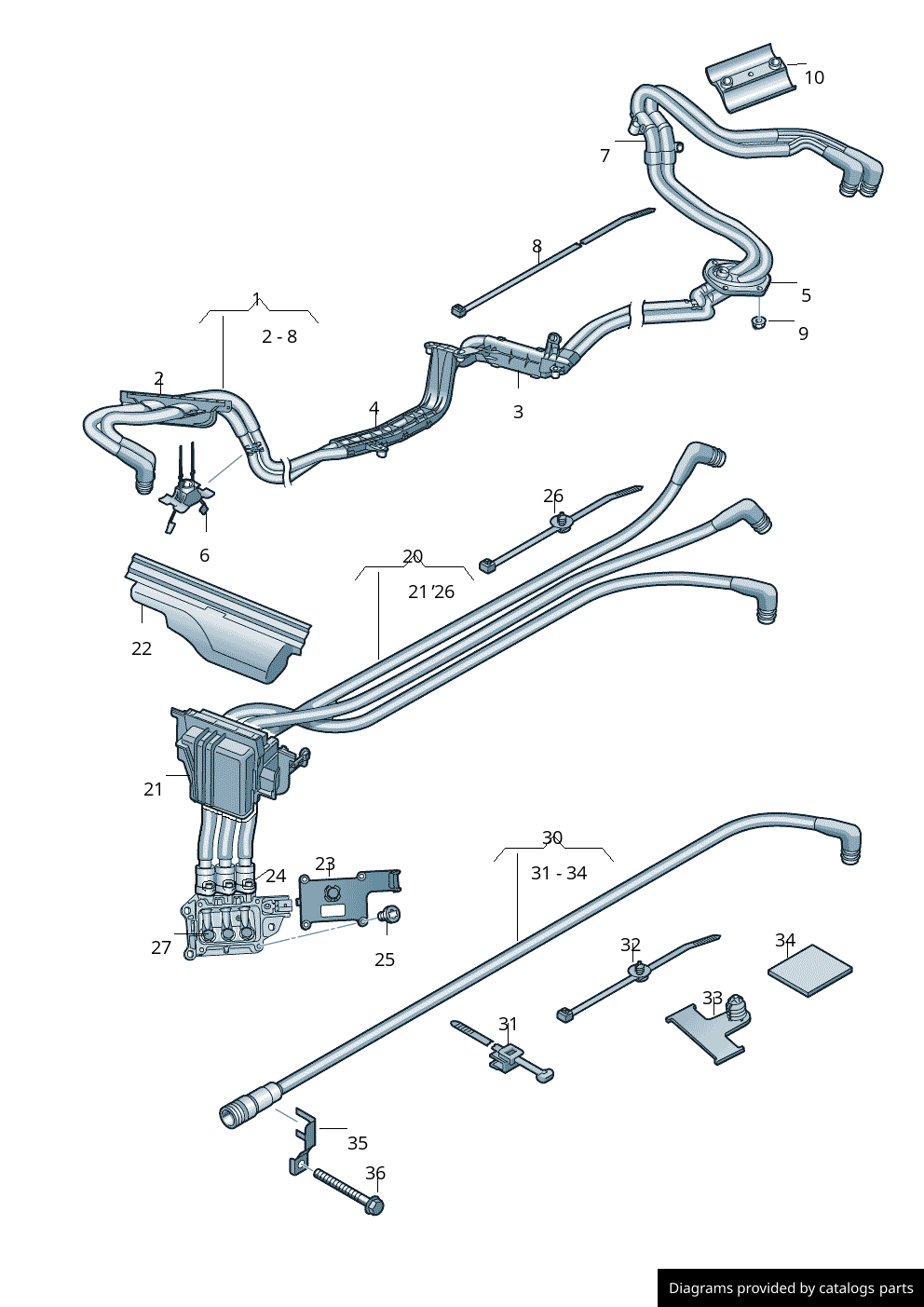 Car part diagram