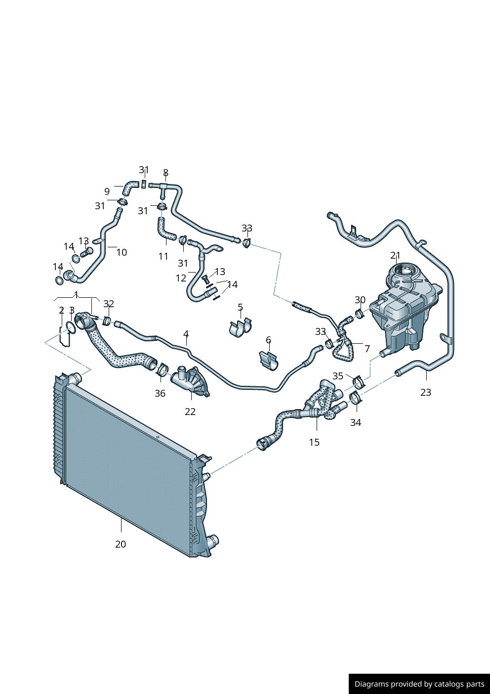 Car part diagram