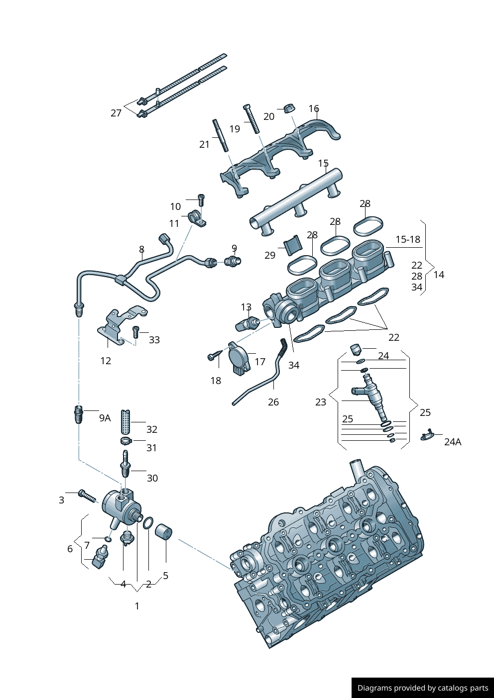 Car part diagram