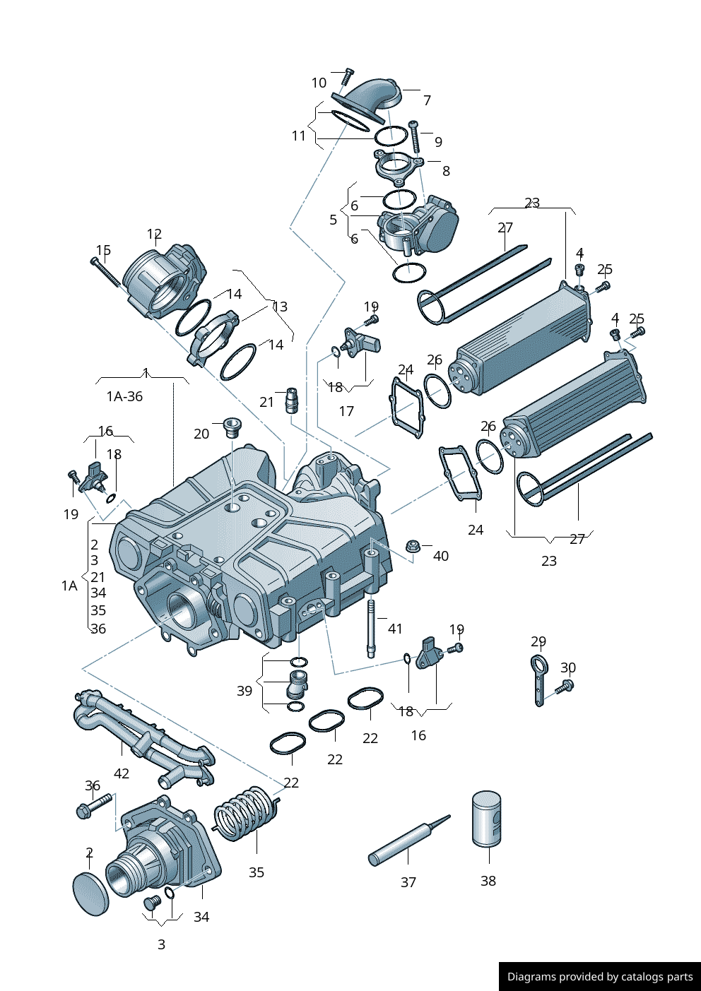 Car part diagram