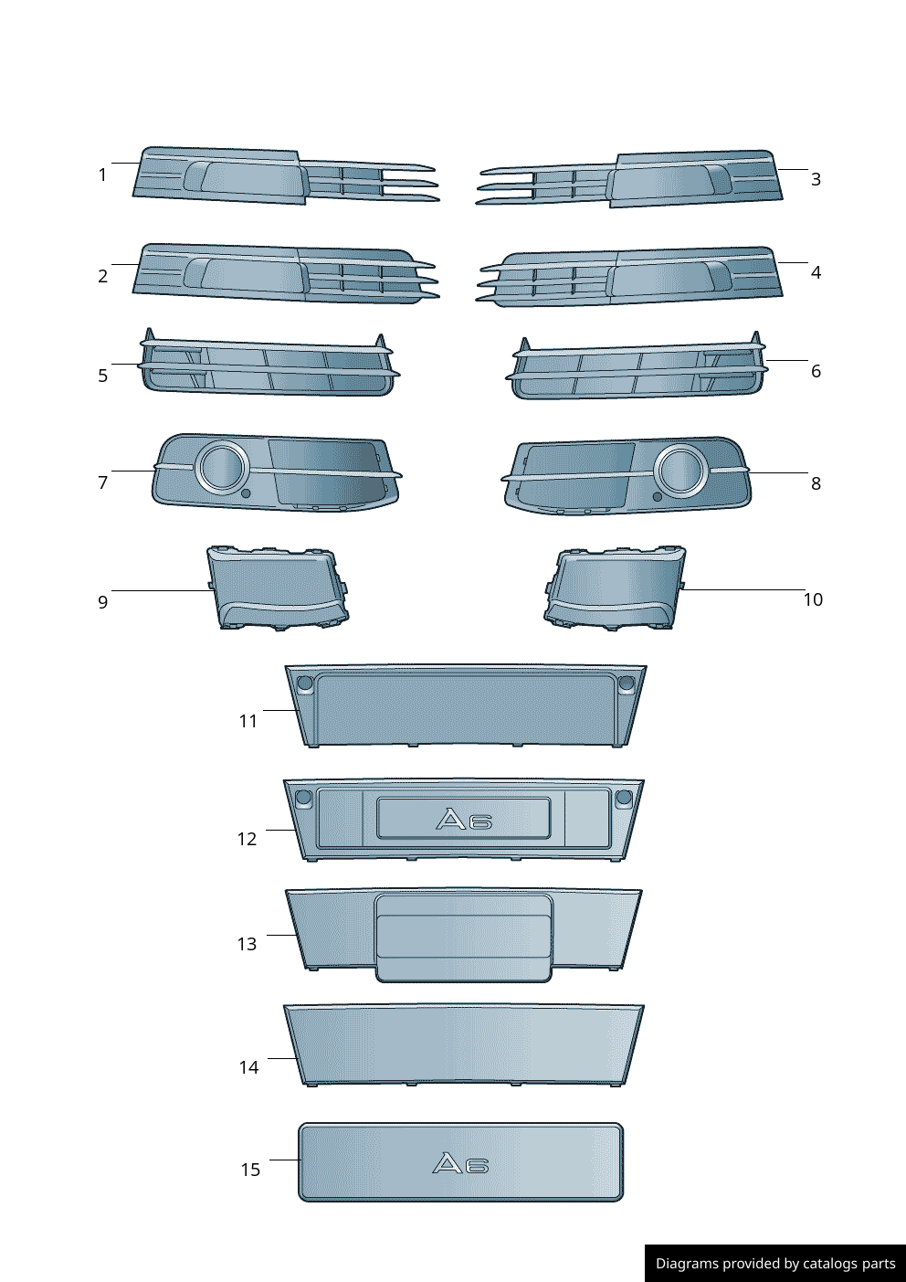 Car part diagram