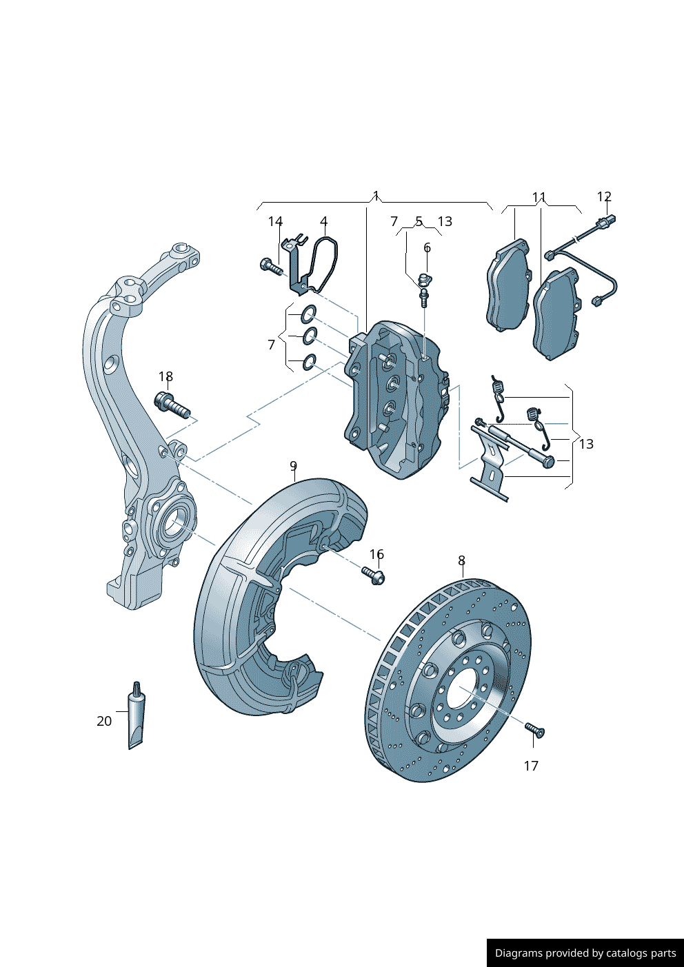 Car part diagram