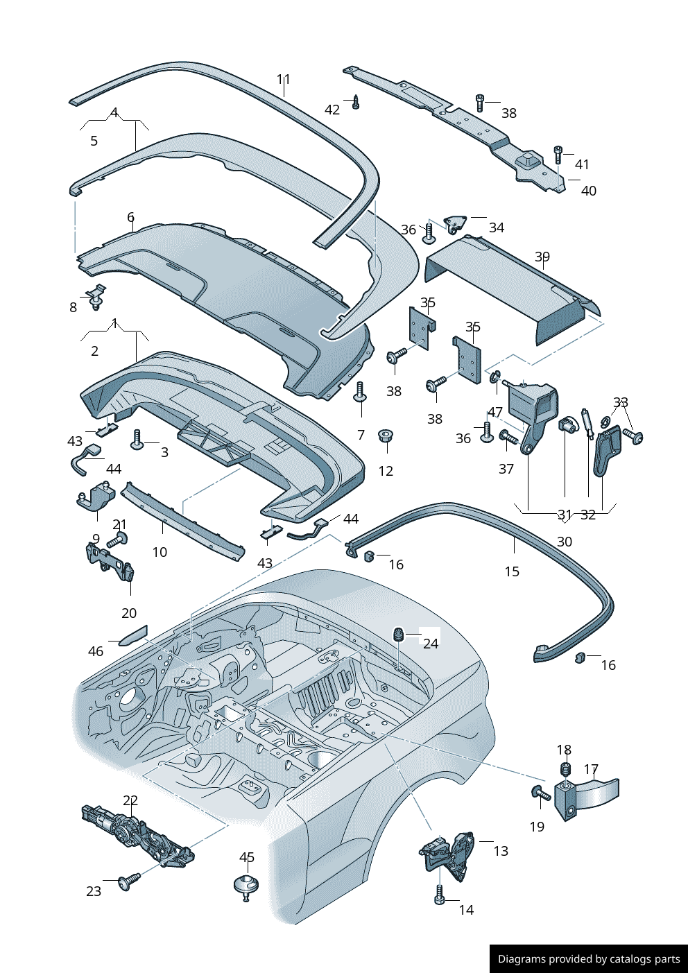 Car part diagram