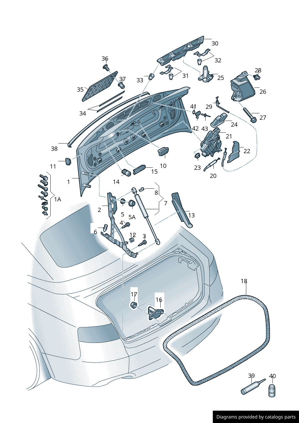Car part diagram