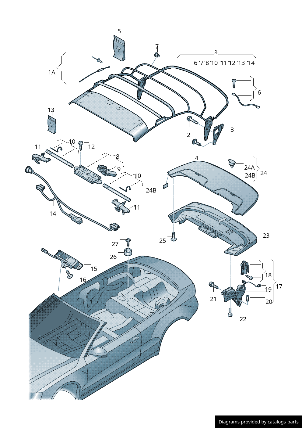 Car part diagram