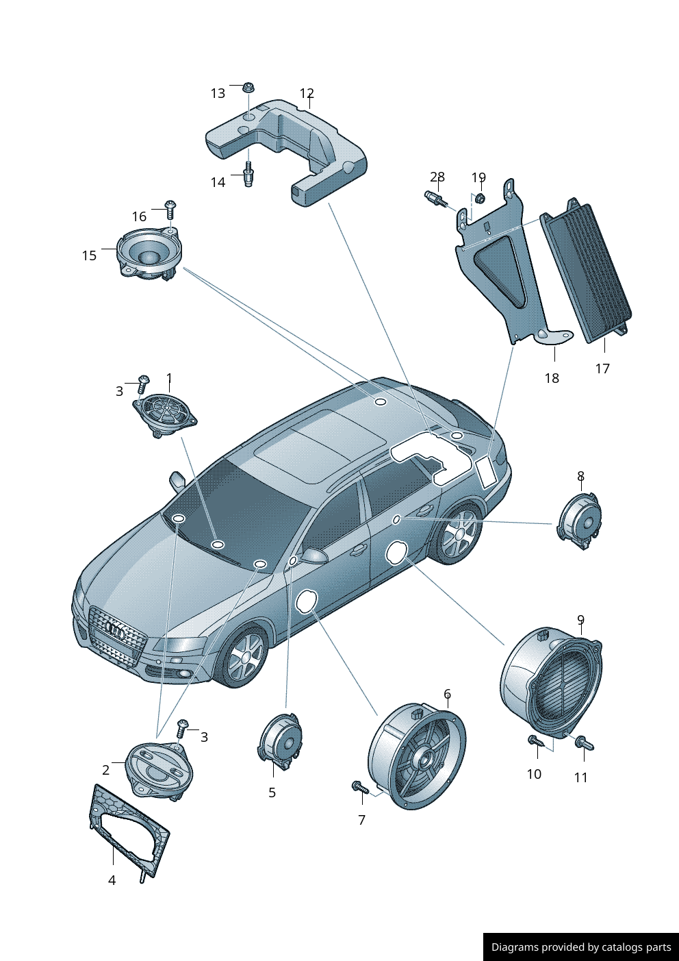 Car part diagram