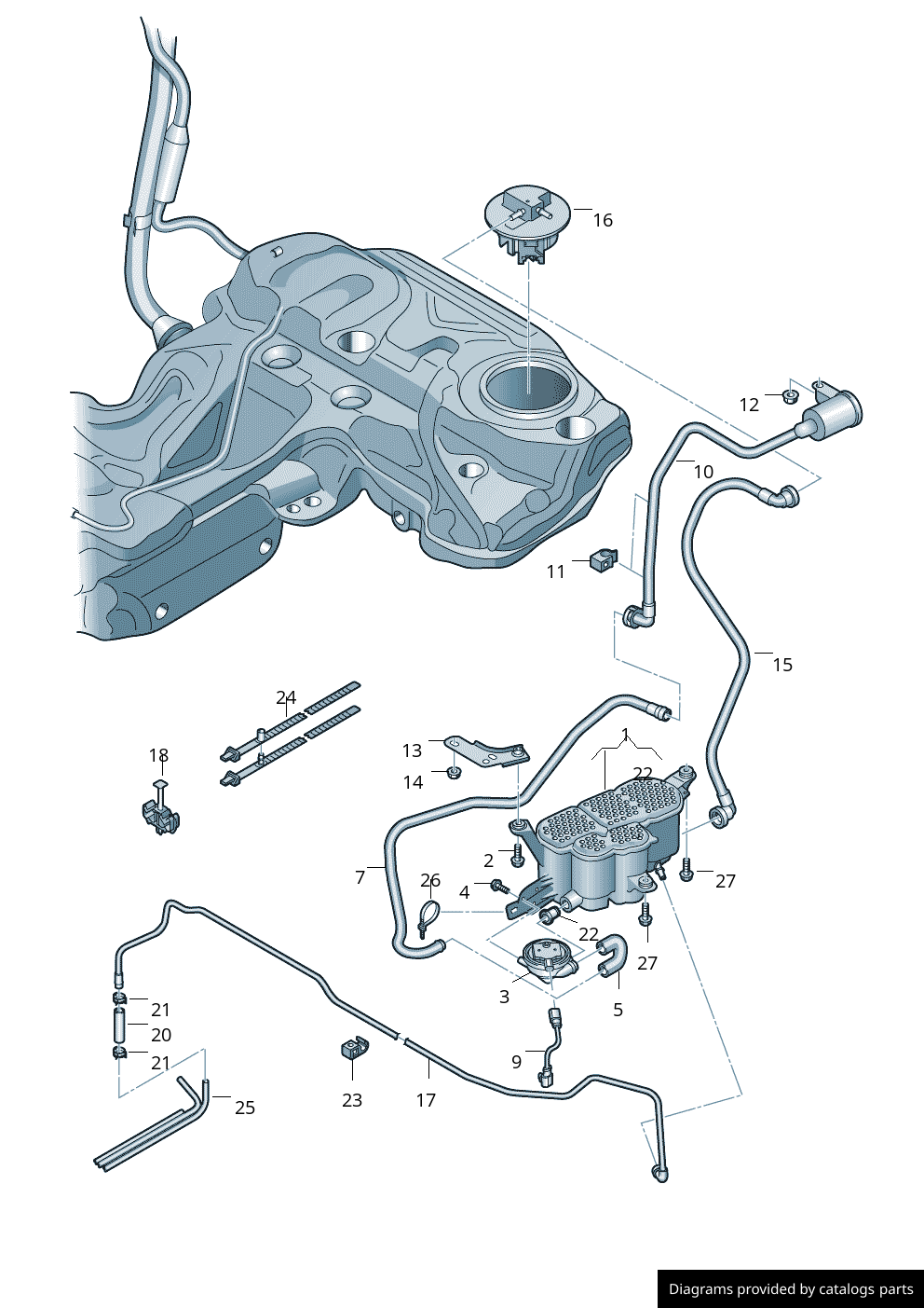 Car part diagram