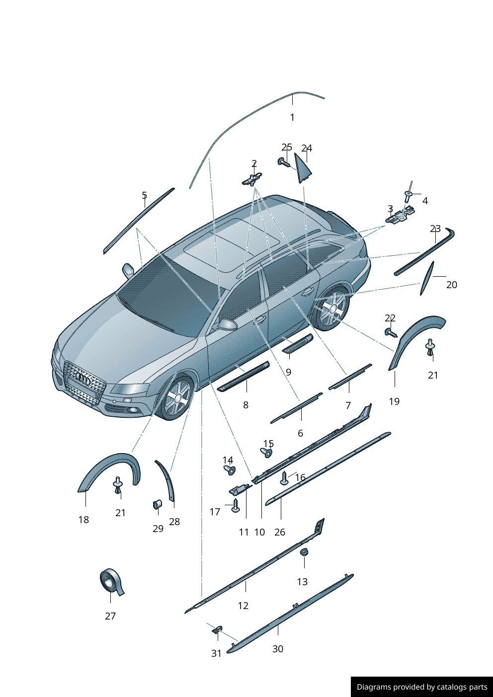 Car part diagram