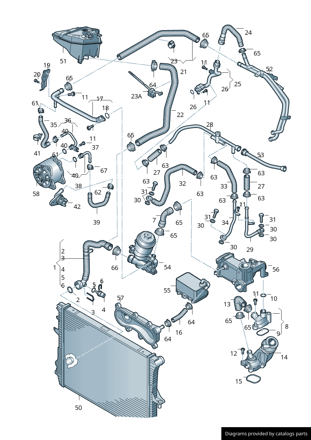 Car part diagram