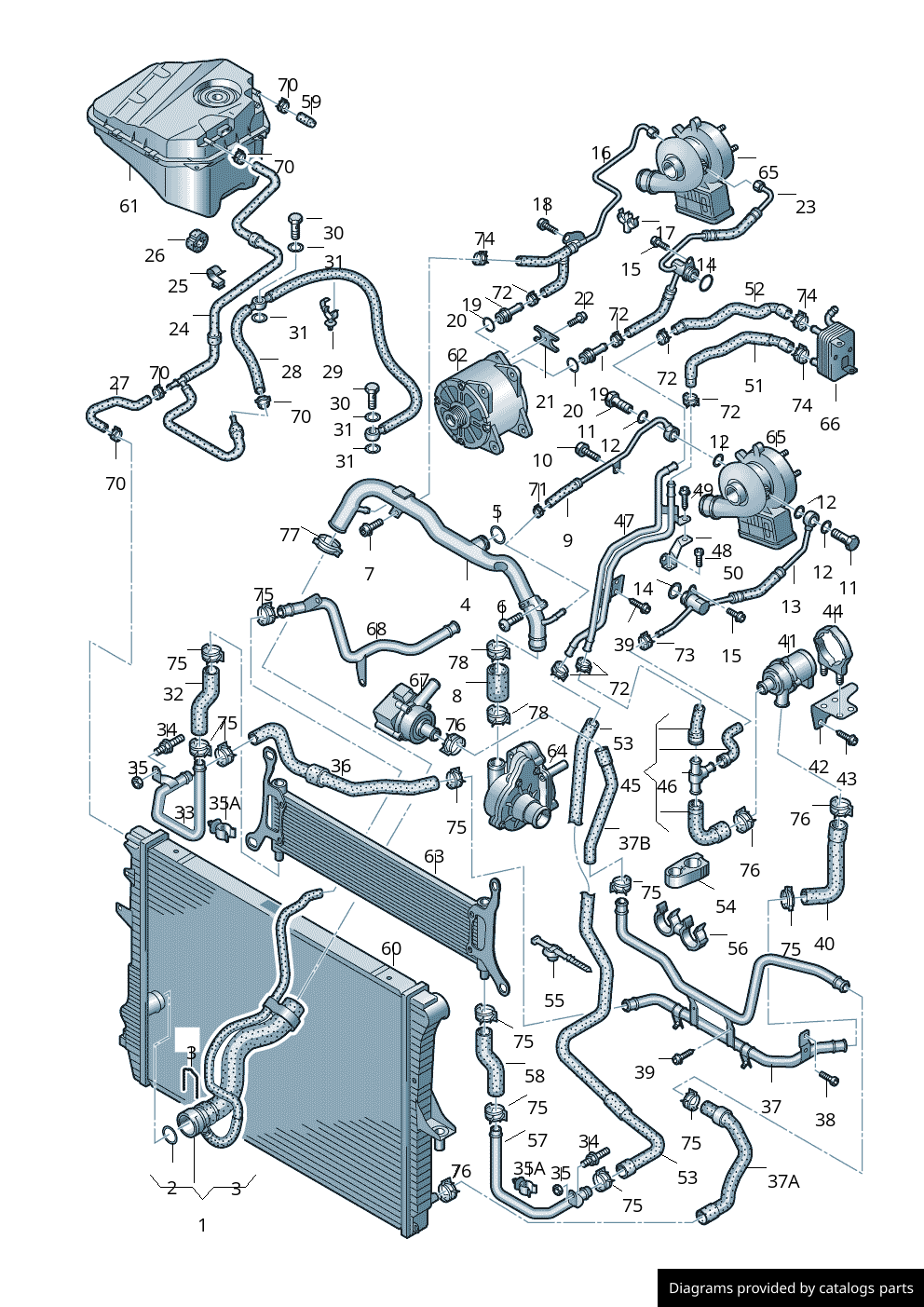 Car part diagram