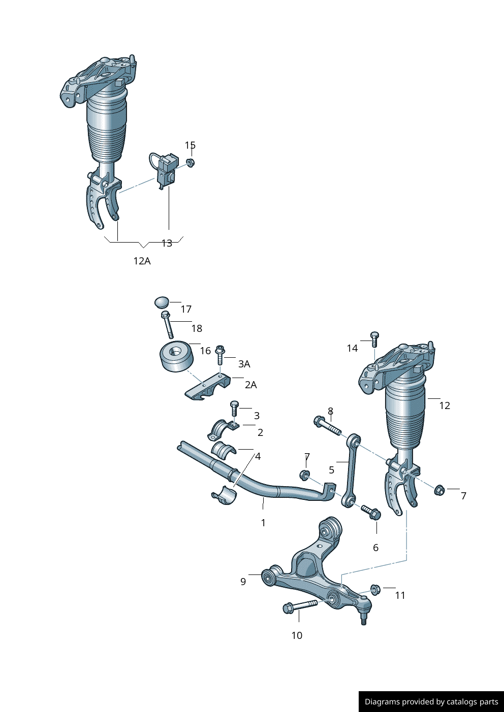 Car part diagram